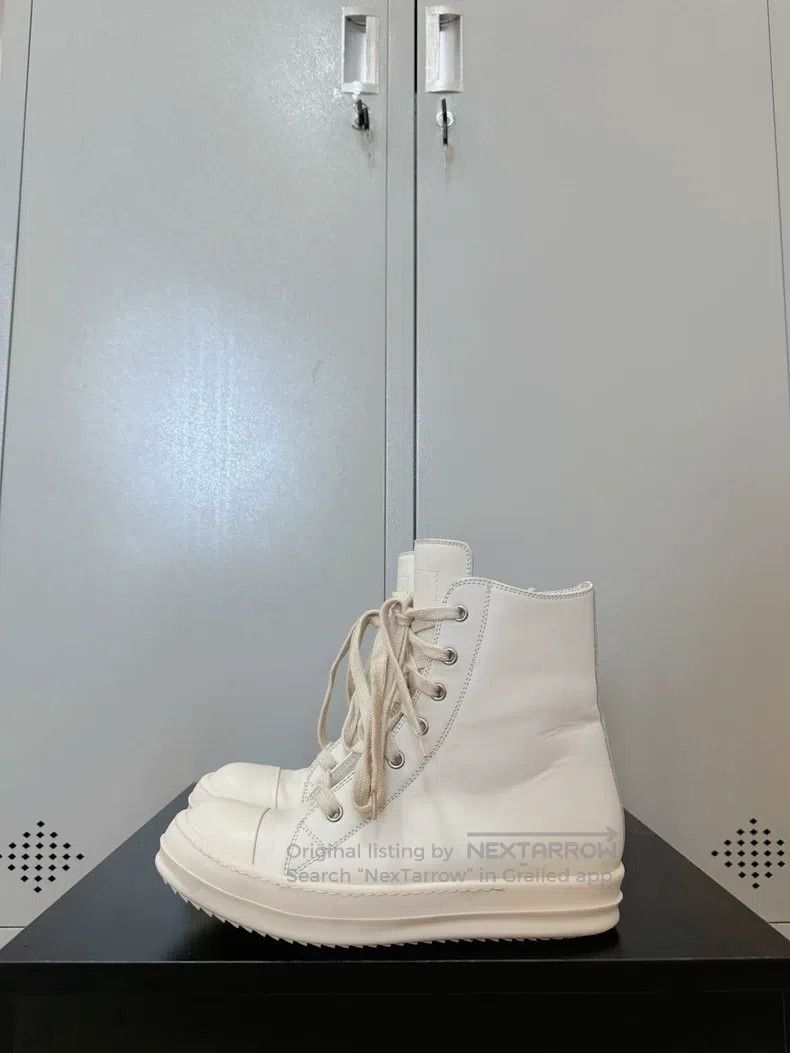 Rick Owens Rick Owens Pure white milk Converse Size US 5 / EU 37 - 4 Thumbnail