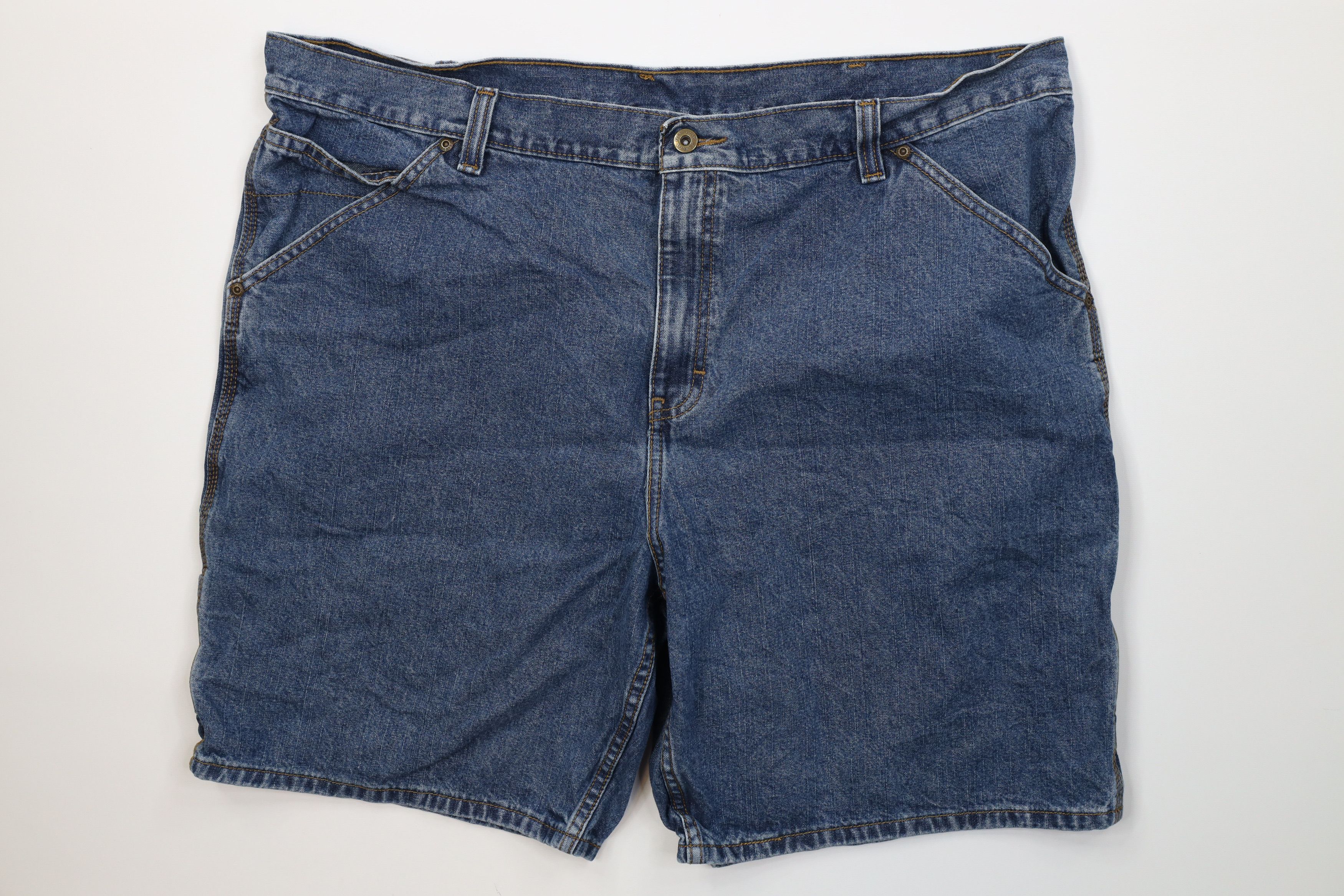 Vintage Vintage 90s Y2K Streetwear Relaxed Denim Jean Shorts Jorts Size US 44 / EU 60 - 1 Thumbnail