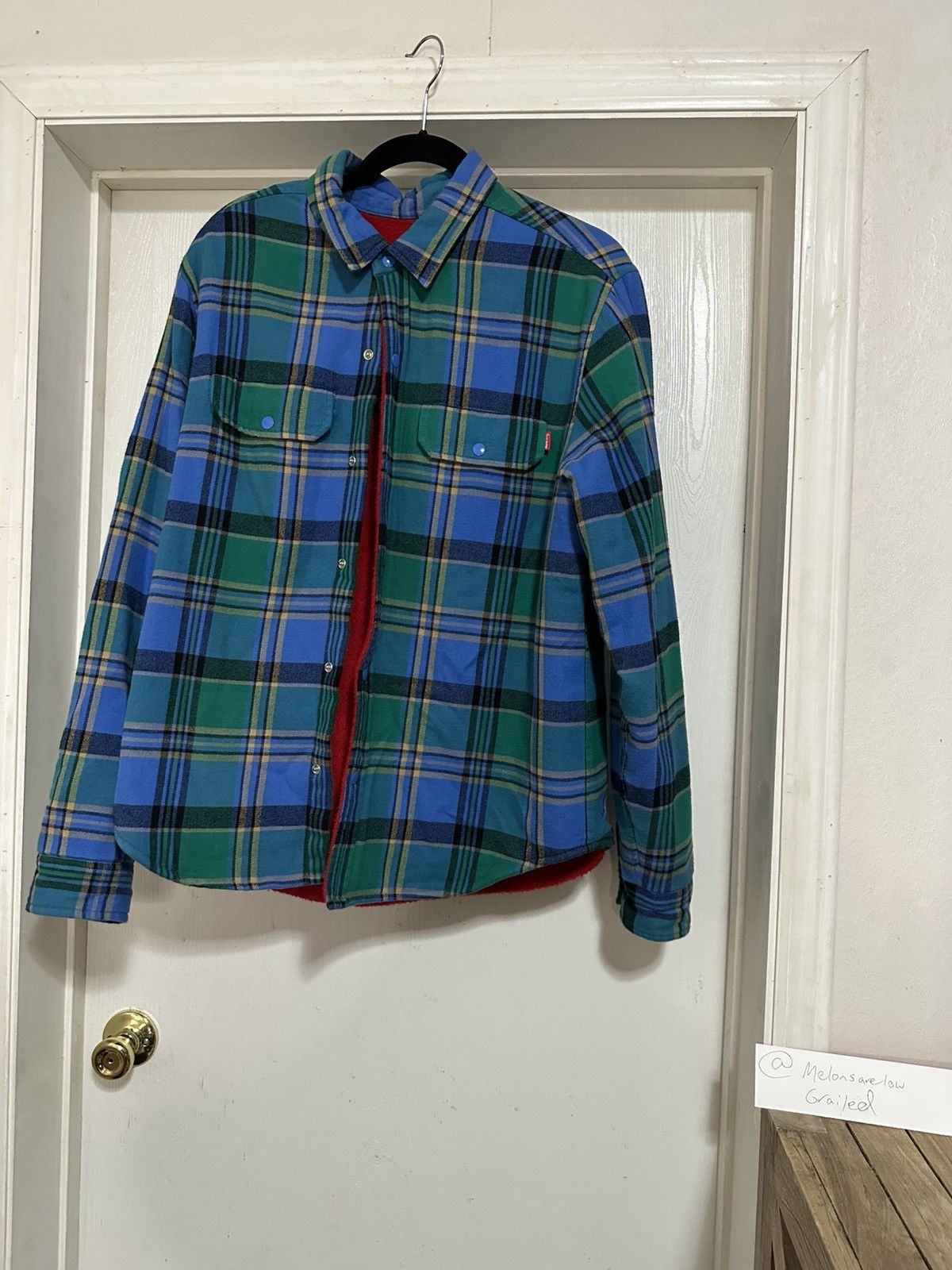 Supreme Supreme Lined Flannel Snap Shirt | Grailed