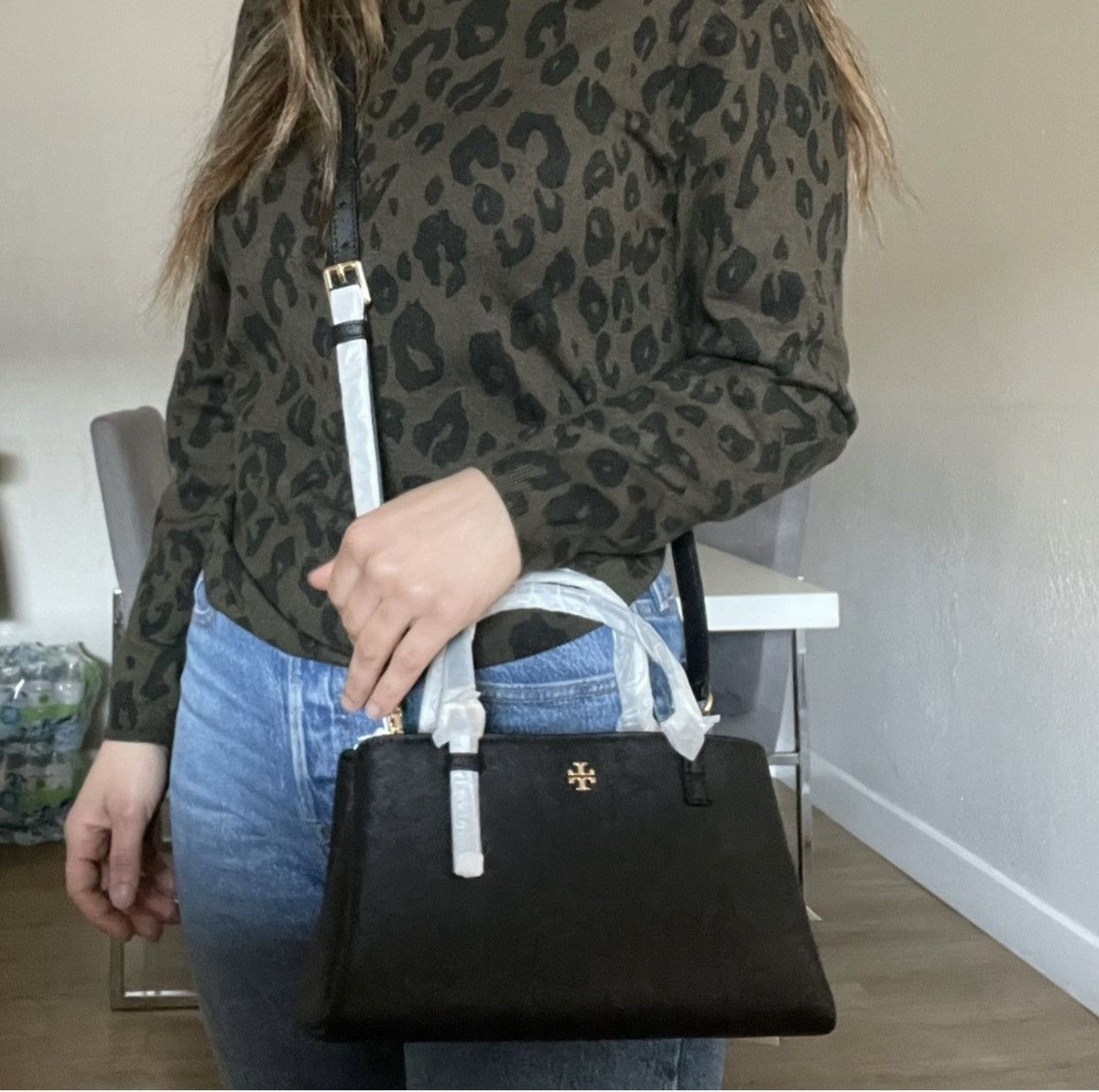 Tory Burch New, authentic tory burch black tote bag , crossbody Size ONE SIZE - 9 Thumbnail