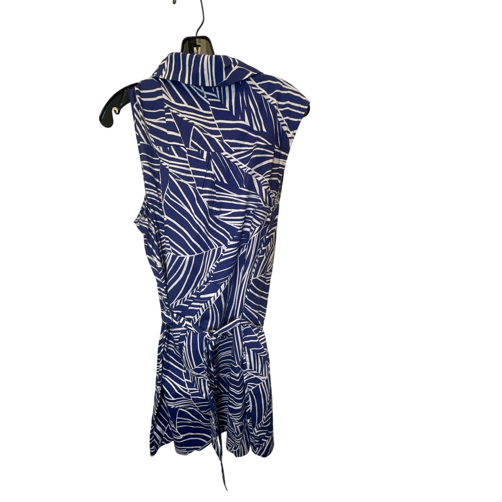 Other Chloe + Rene Cotton Button Shift Dress Tank Plant Print 2X Size XXL / US 16-18 / IT 52-54 - 2 Thumbnail