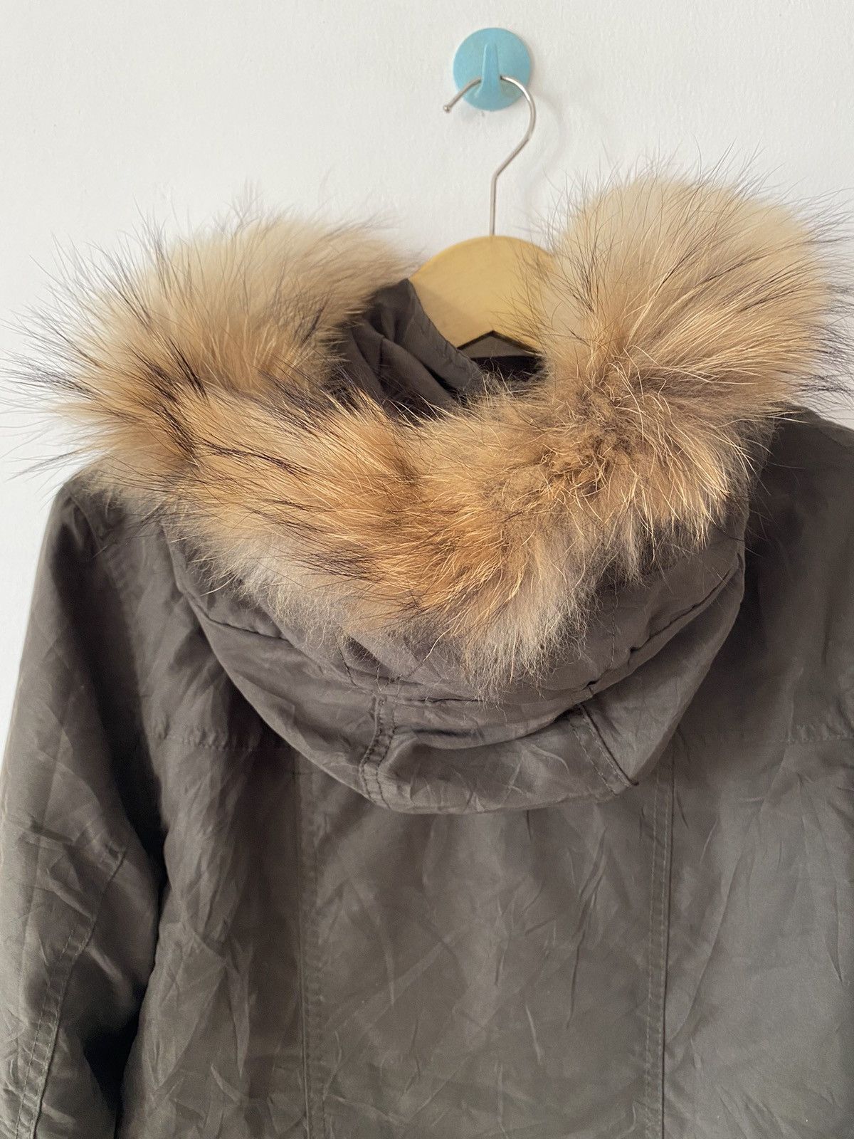 If Six Was Nine × Le Grande Bleu (L.G.B.) × MOUSSY Moussy Japan Brand Green Fur Parka LGB Style Hoodie Jacket Size US L / EU 52-54 / 3 - 10 Thumbnail