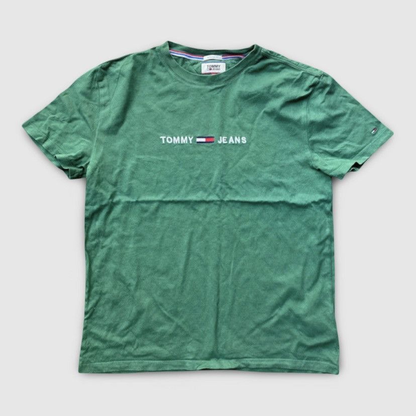 Other Tommy Jeans Embroidered Logo Tee – Forest Green Classic Size US M / EU 48-50 / 2 - 1 Thumbnail