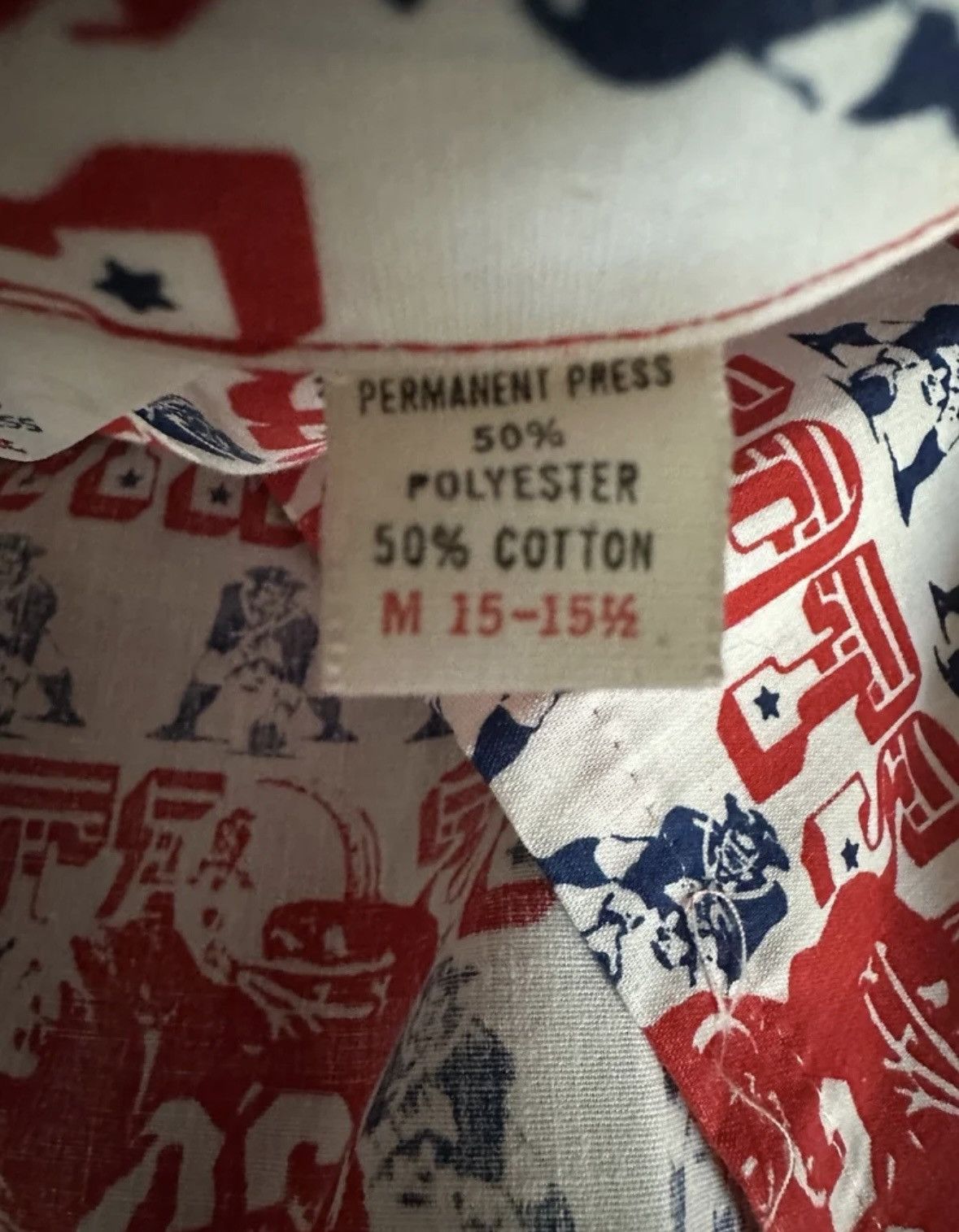 NFL 1970s Vintage New England Patriots NFL Team Shirt Size US M / EU 48-50 / 2 - 6 Thumbnail