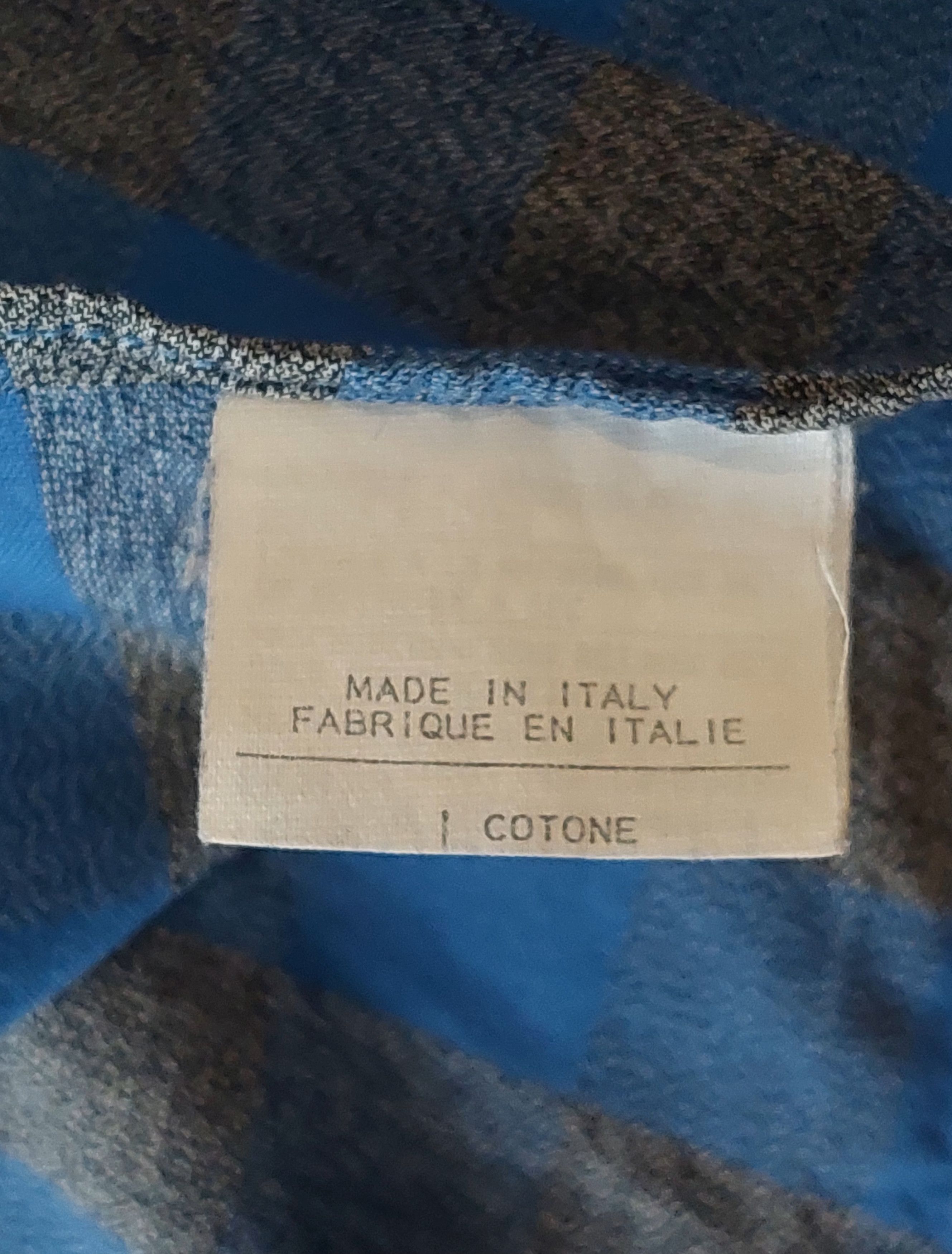Claude Montana Claude Montana Paris Blue Check Shirt Vintage 80s Size US S / EU 44-46 / 1 - 4 Thumbnail