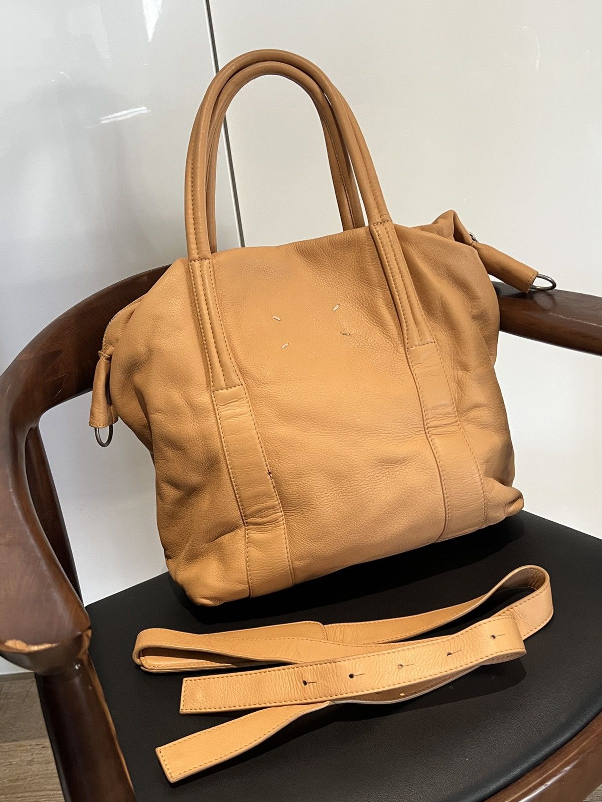 Maison Margiela 13SS Sailor 2 Way Leather Traveling Bag