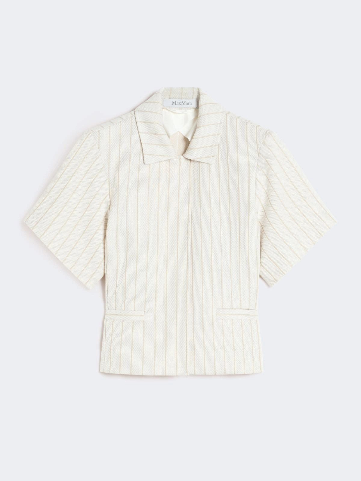Max Mara Max Mara Pinstripe Pique Jersey Shirt tag size 36 Women - USA Duties Paid Size XS / US 0-2 / IT 36-38 - 1 Preview