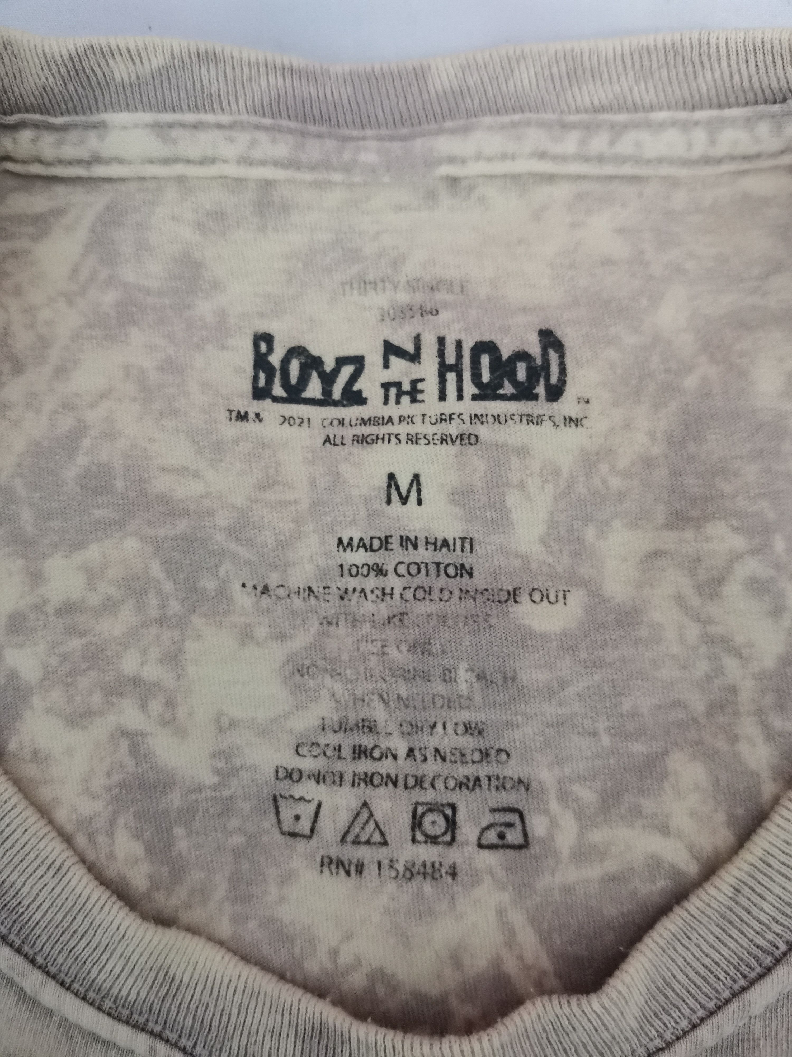 Rap Tees Boyz n the Hood Ice Cube Rap Tee Movie Tee NWA Tie Dye Size US M / EU 48-50 / 2 - 3 Thumbnail