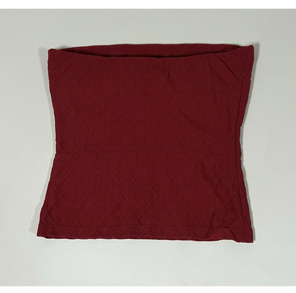 Vintage The Limited Red Burgundy Tube Top Shirt Tee Blouse Size S ♥️✨ Size S / US 4 / IT 40 - 4 Thumbnail