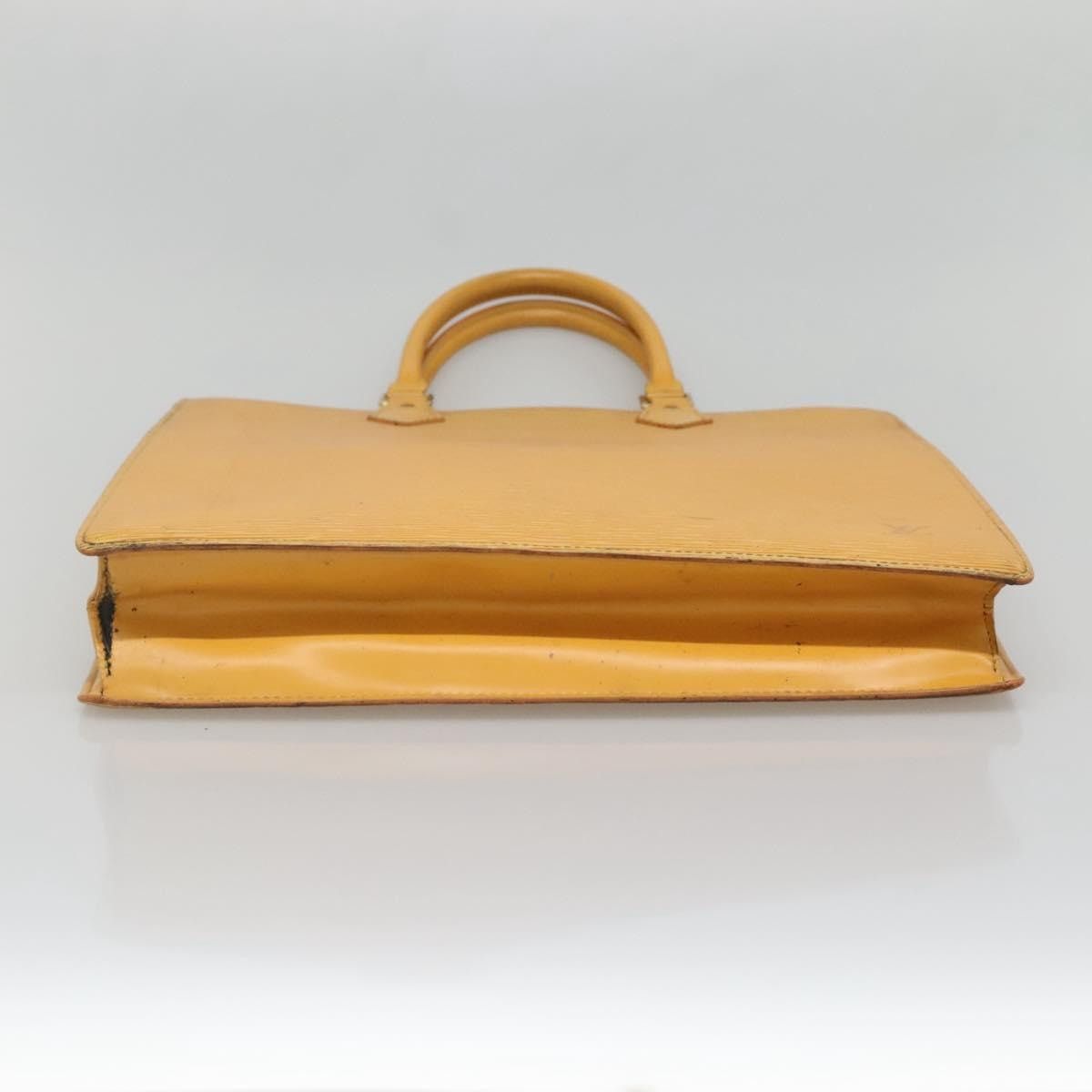 Louis Vuitton LOUIS VUITTON Epi Sac Plat Hand Bag Yellow M52079 Size ONE SIZE - 5 Thumbnail
