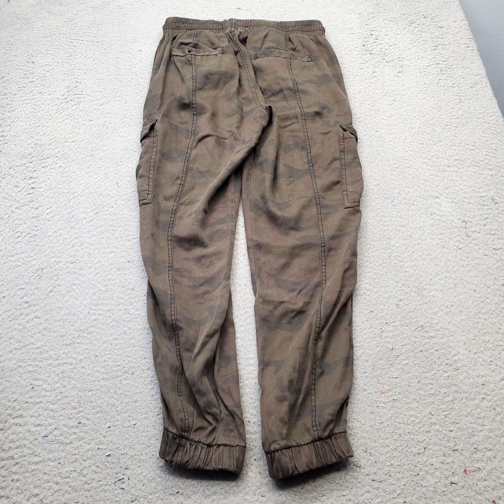 Vintage Havana Vintage Havana Cargo Pants Womens S Camouflage Elastic Waist Drawstring Pockets Wide? No, keep cargo. Size 28" / US 6 / IT 42 - 2 Thumbnail