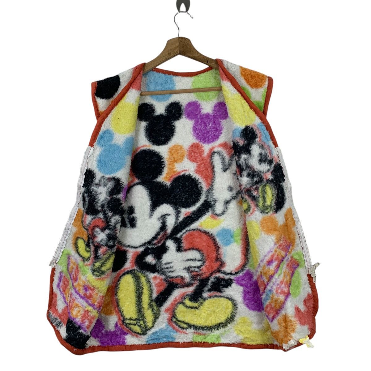 Disney × Mickey Mouse MICKEY MOUSE Disney Cartoon Fullprint Vest Jacket Sleeveless Size S / US 4 / IT 40 - 3 Thumbnail