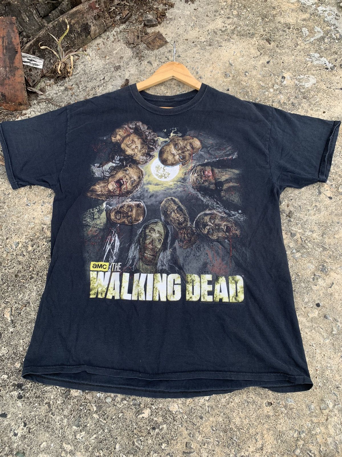 Affliction Distressed Dead Zombie big print Size US L / EU 52-54 / 3 - 3 Thumbnail