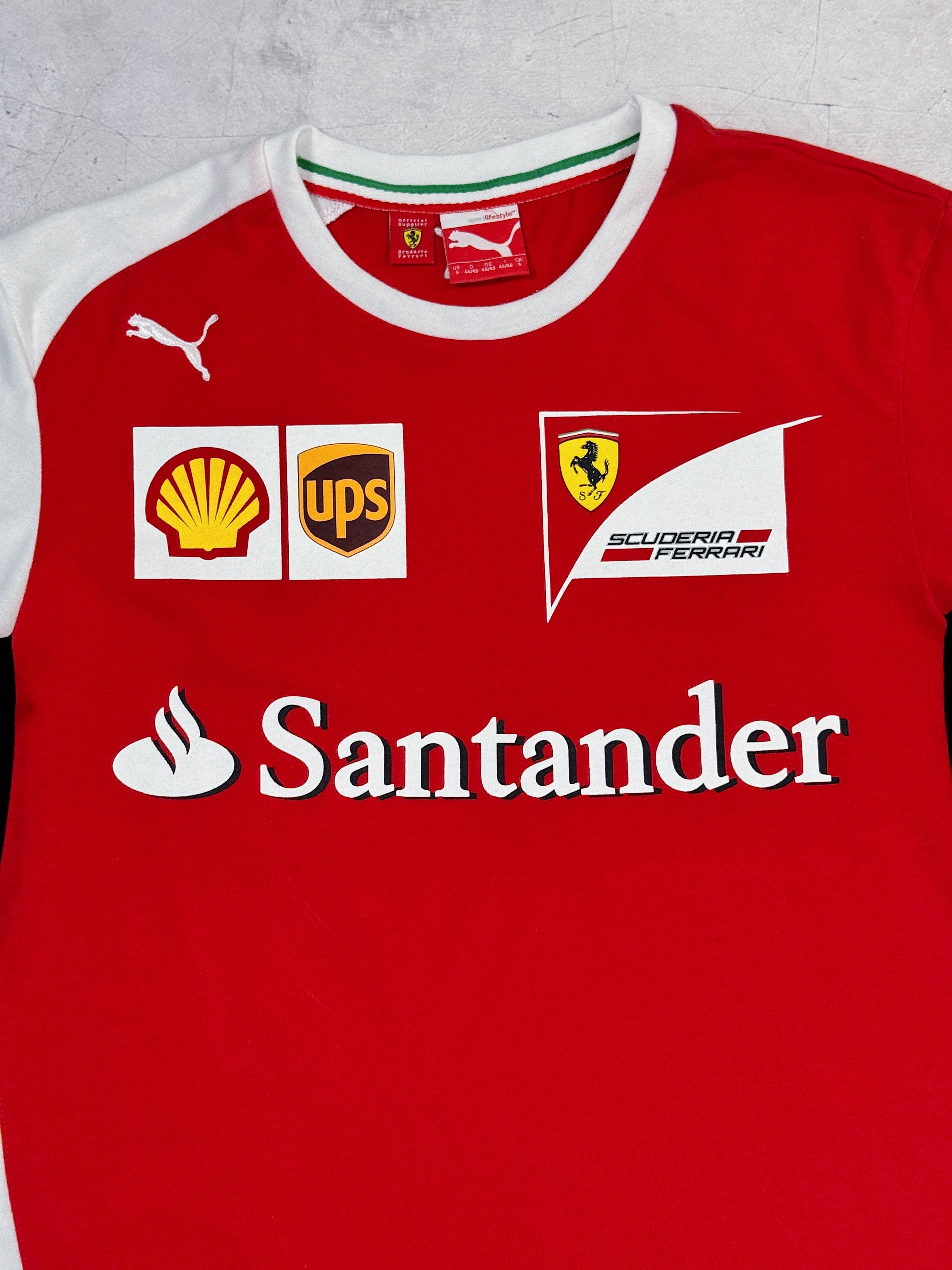 Ferrari Puma & Scuderia Ferrari T-Shirt Formula1 Team Santander Size US S / EU 44-46 / 1 - 6 Thumbnail