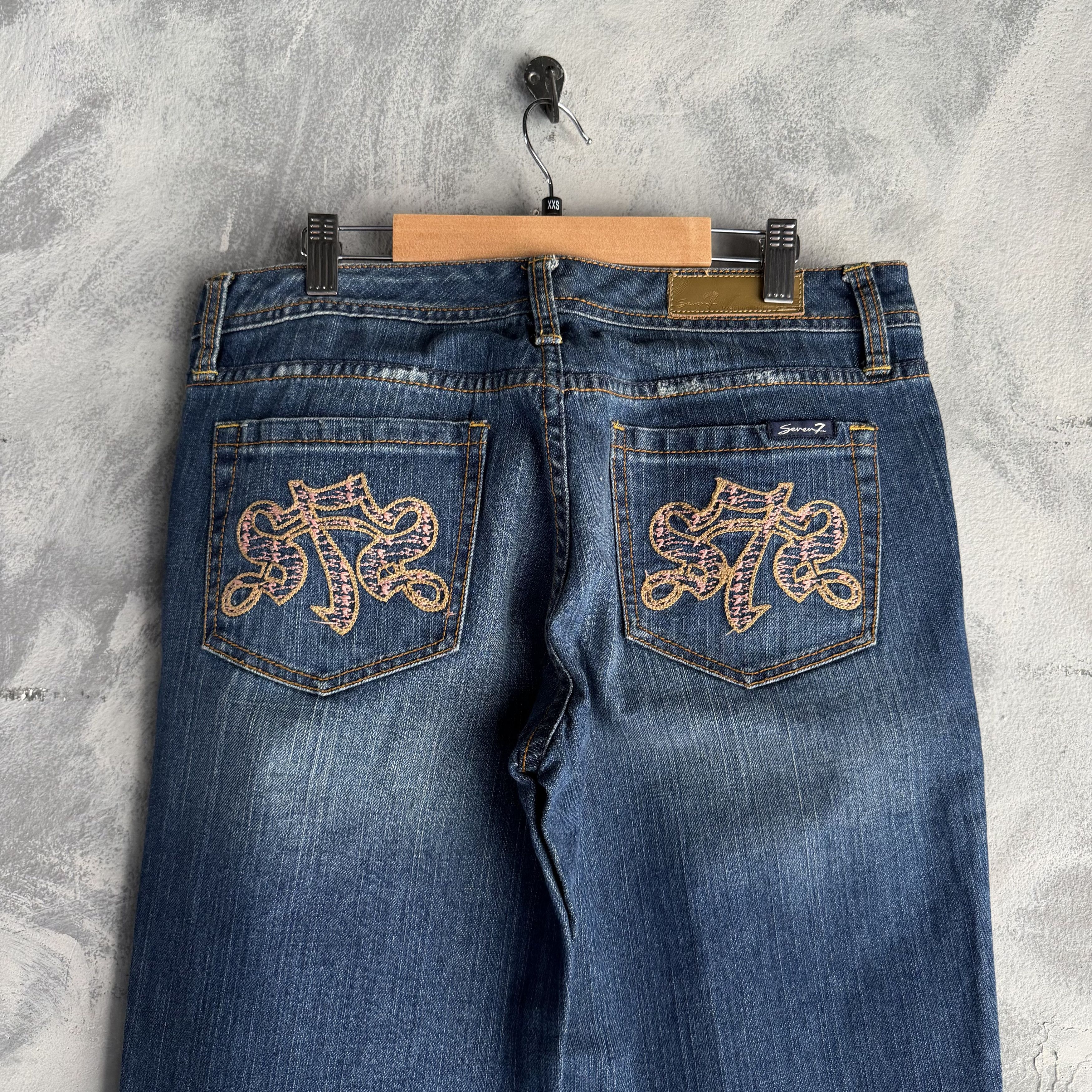 7 For All Mankind 7 For All Mankind Jeans Womens Dojo Flared Denim NWOT Size 32" / US 10 / IT 46 - 2 Thumbnail