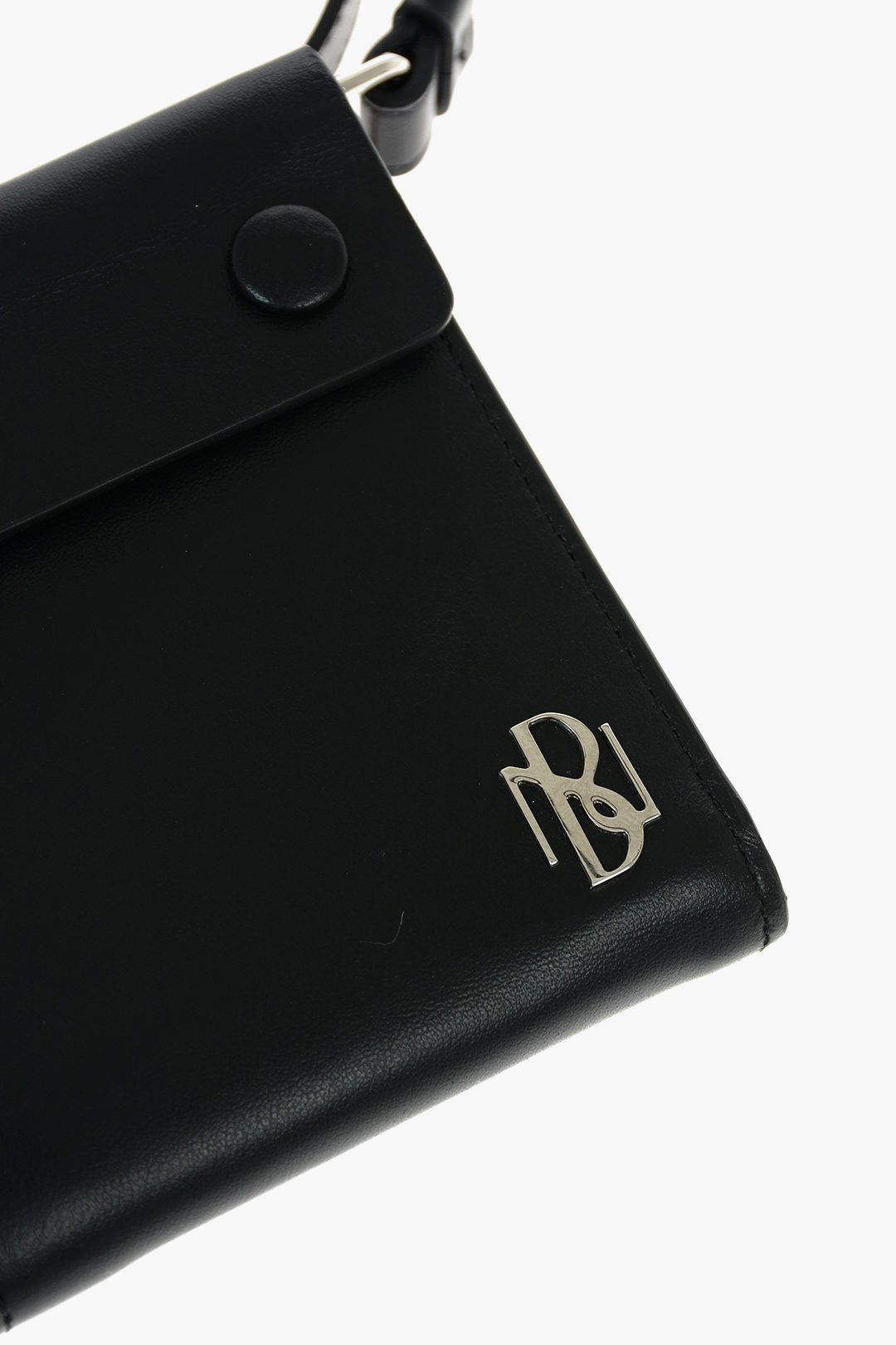 Neil Barrett **NEIL BARRETT Metal Monogram Leather Strap Bag Size ONE SIZE - 4 Thumbnail