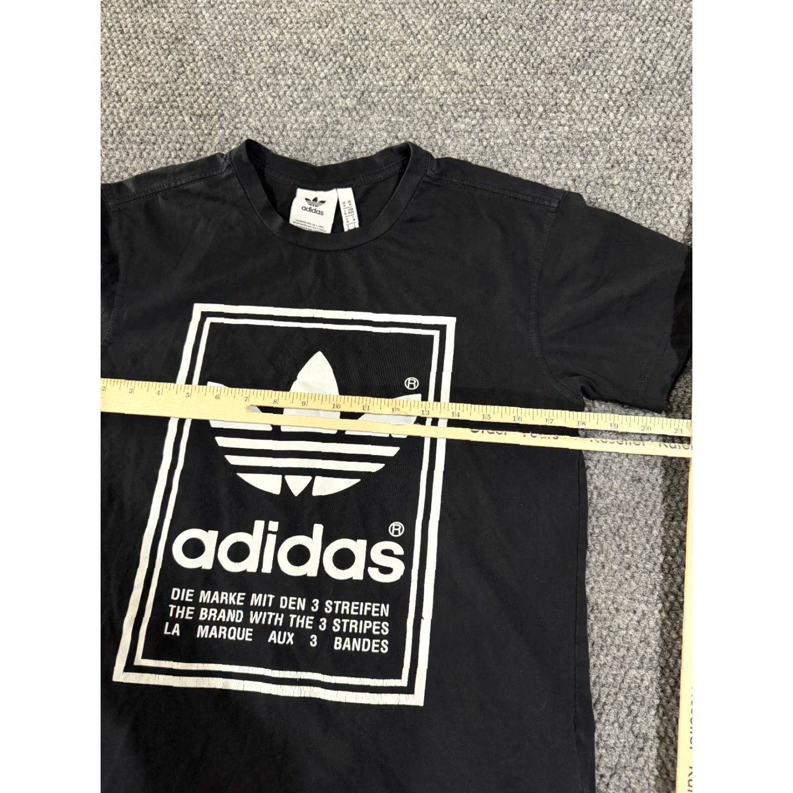 Adidas adidas graphic T-Shirt Mens Medium Black Trefoil Logo Short Sleeve Casual Size US M / EU 48-50 / 2 - 5 Thumbnail