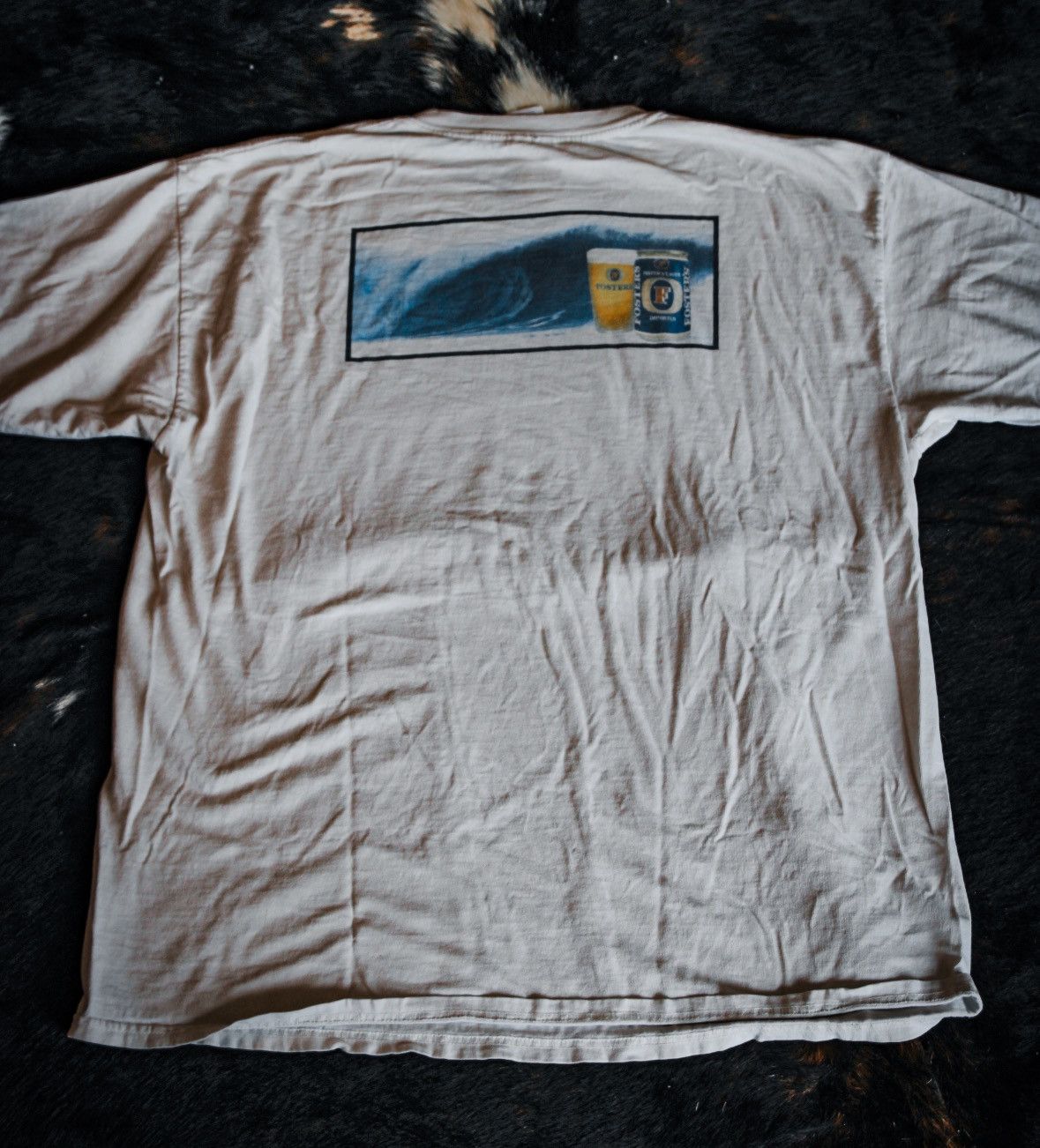 Vintage Fosters T-Shirt Size US XL / EU 56 / 4 - 2 Thumbnail