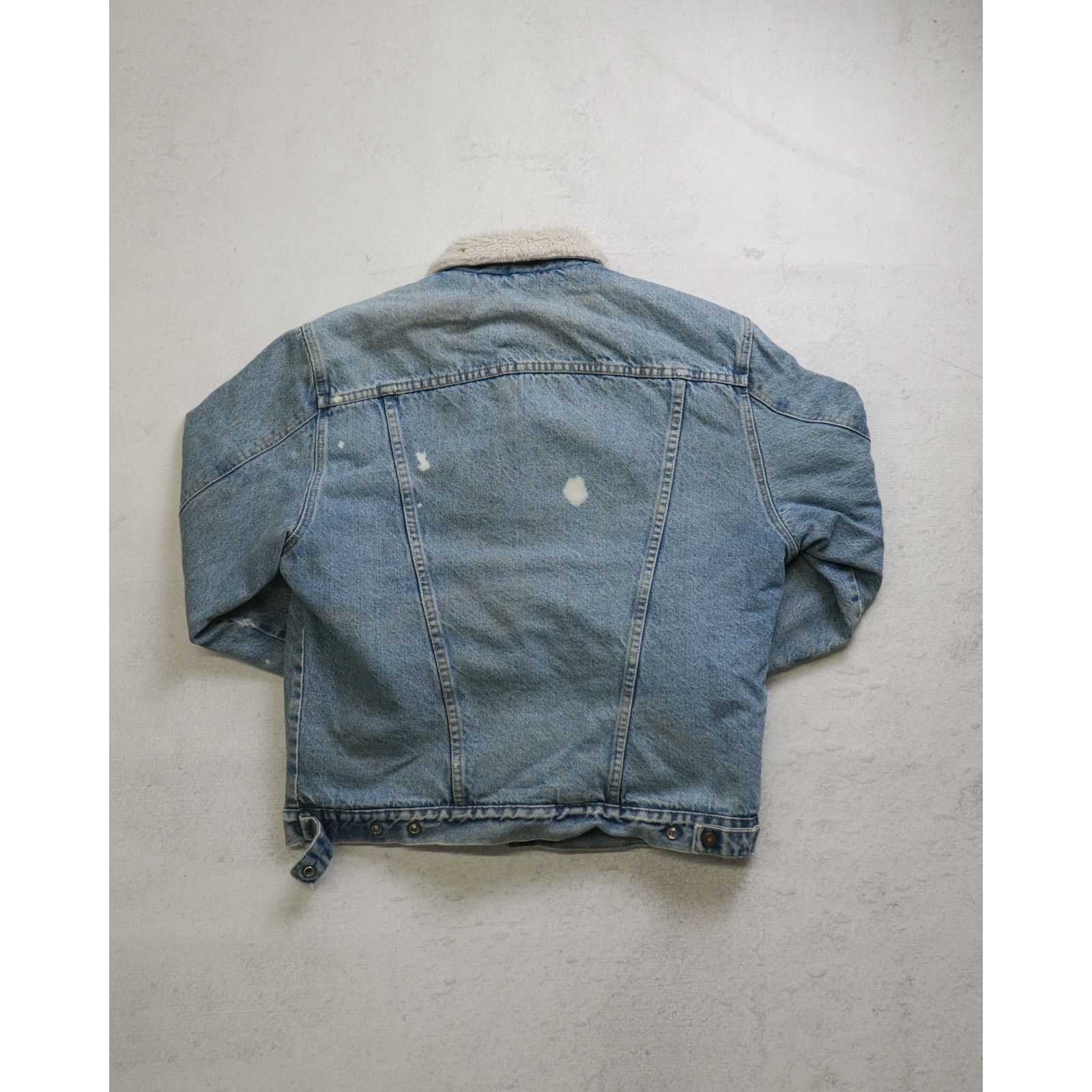 Wrangler Vintage 90s Wrangler Sherpa Denim Jacket - Women's Large Size L / US 10 / IT 46 - 2 Thumbnail