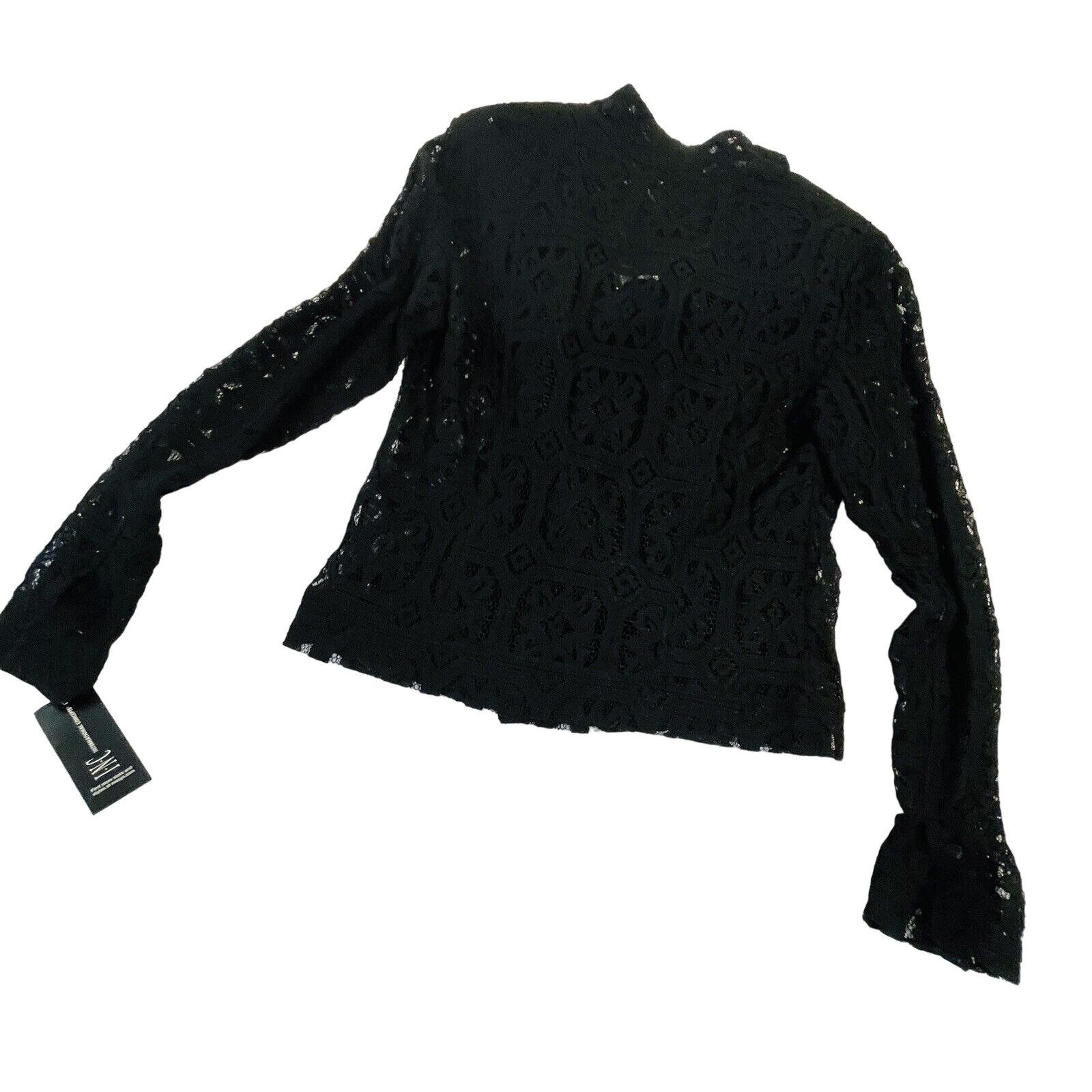 Other INC International Concepts Women's Deep Black Lace Jacket Size XS / US 0-2 / IT 36-38 - 14 Thumbnail