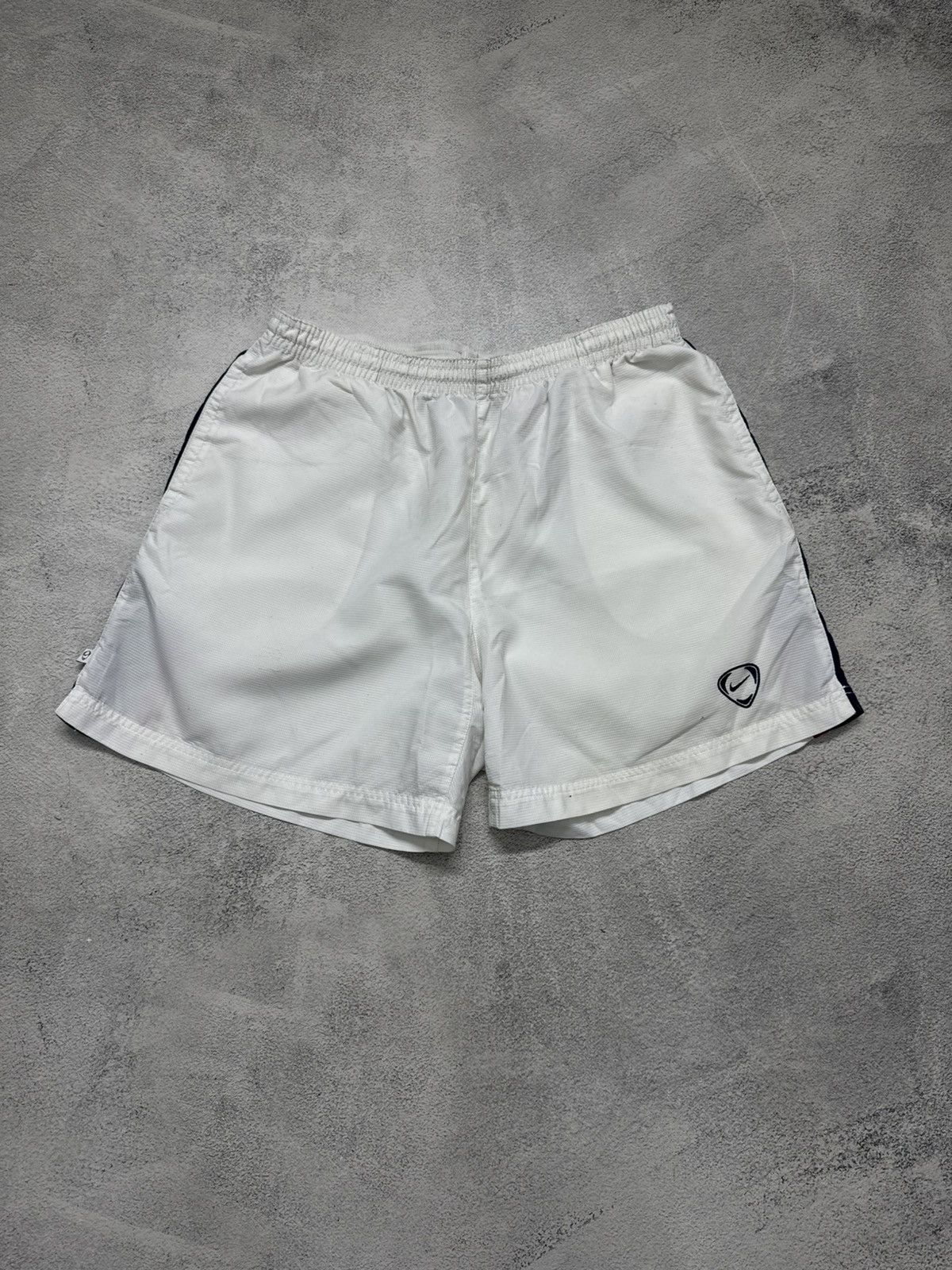 Nike Vintage Y2k Nylon Nike Swoosh Shorts Size US 34 / EU 50 - 1 Thumbnail