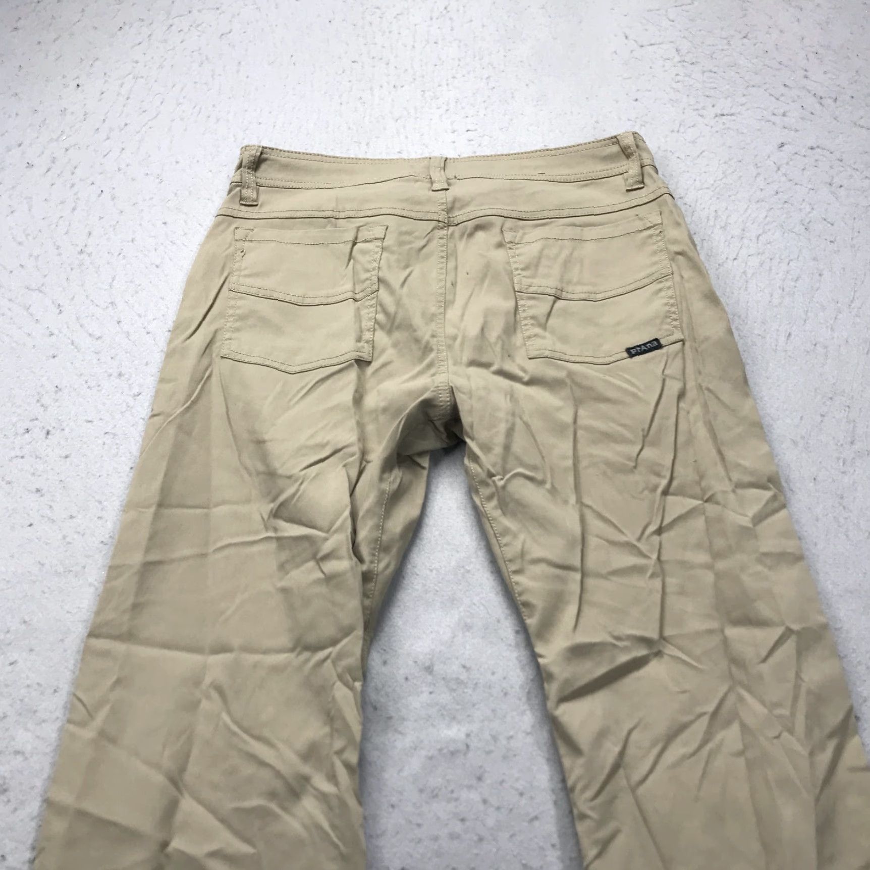 Prana prAna Pants Mens 32x29 Slim Brown Nylon Hiking Logo Chino Straight Utility Regular Size 32 Mens Brown Nylon Spandex Comfort Outdoor Trousers Size US 32 / EU 48 - 7 Thumbnail