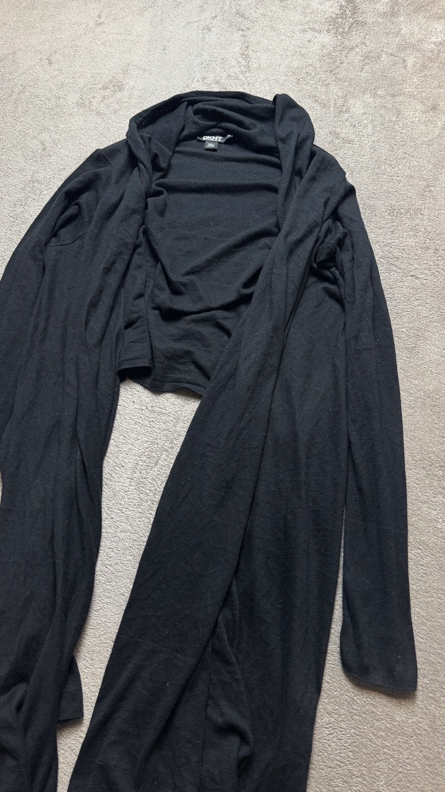 Japanese Brand Yohji Yamamoto Lgb Rick Owens CDG Style DKNY Silk Cape Cloak Size US M / EU 48-50 / 2 - 3 Thumbnail