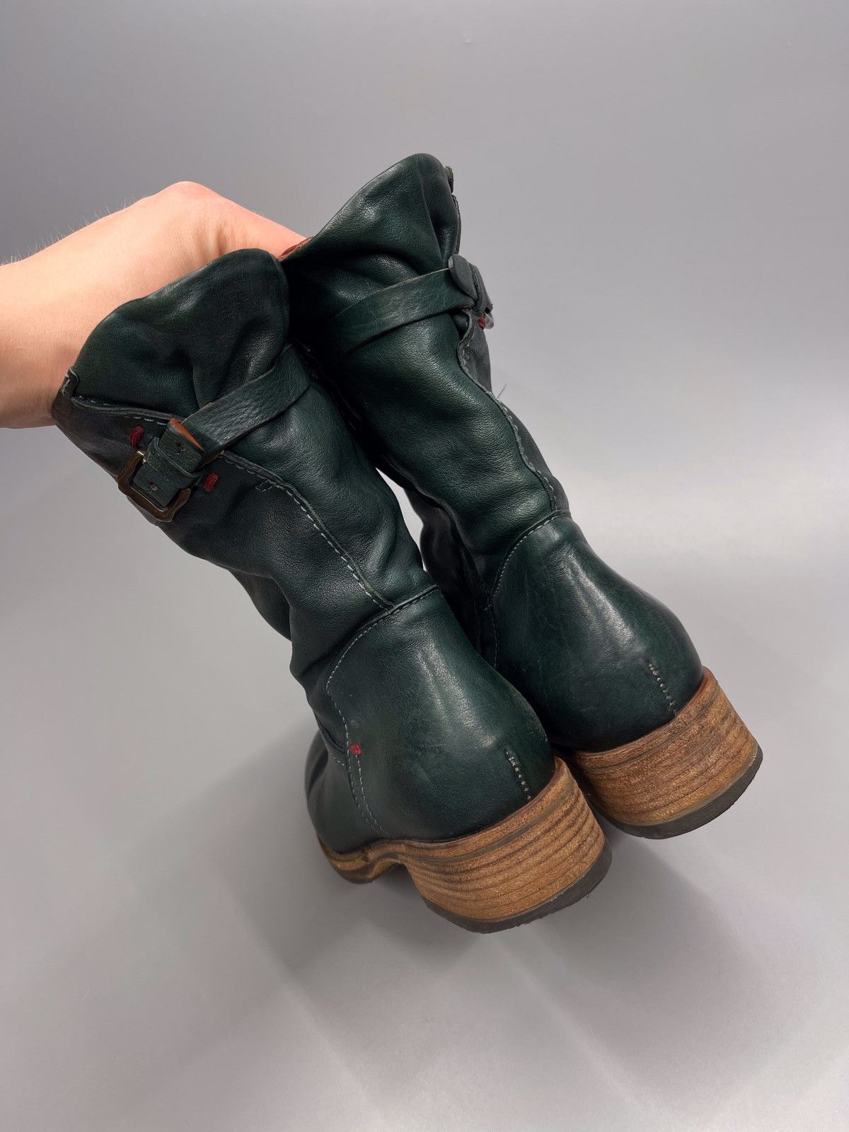 Japanese Brand × Vintage A.S 98 Boots Leather Style Rick Owens Size US 6 / IT 36 - 7 Thumbnail