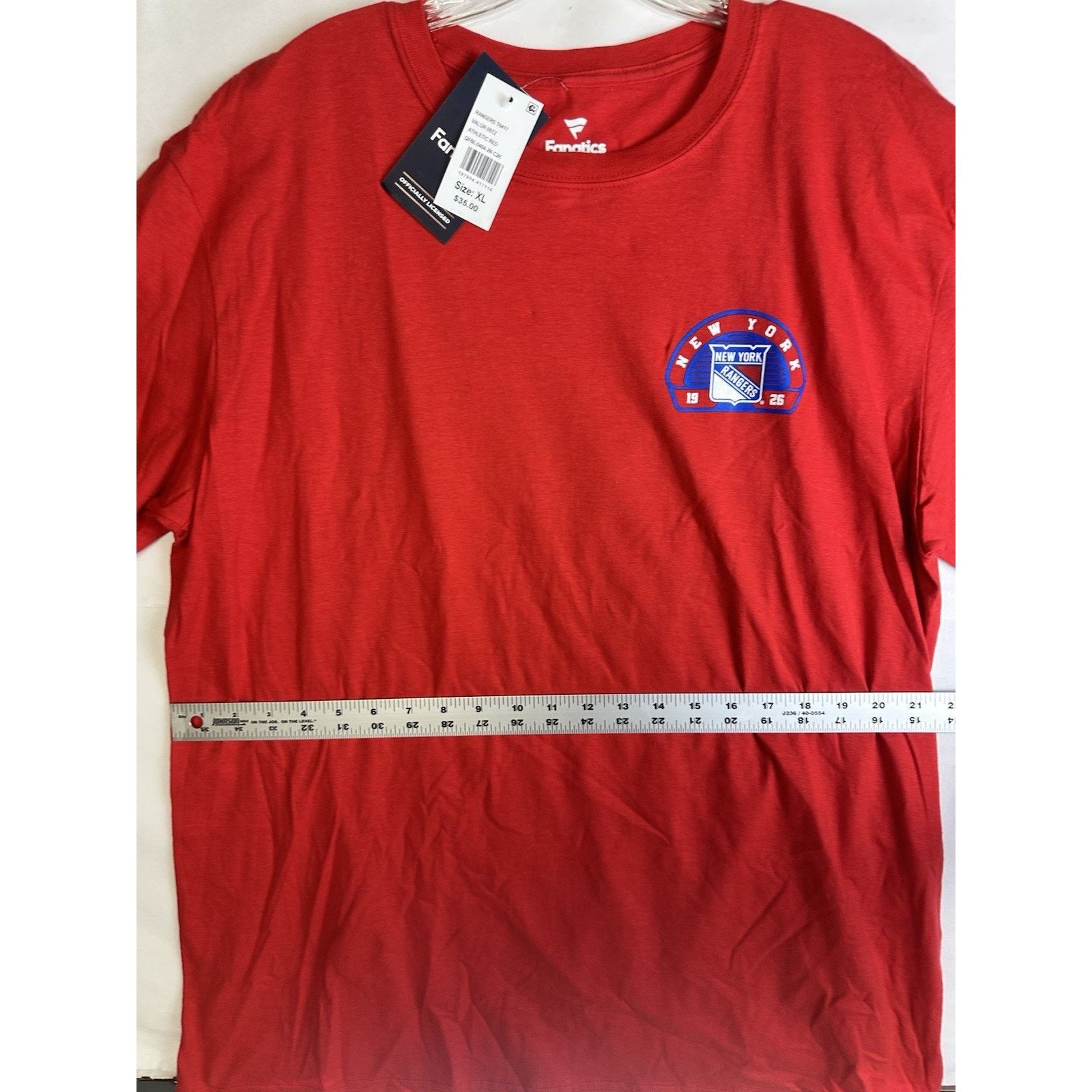 & Other Stories Fanatics New York Rangers T Shirt Men’s Size XL Red Size ONE SIZE - 6 Thumbnail