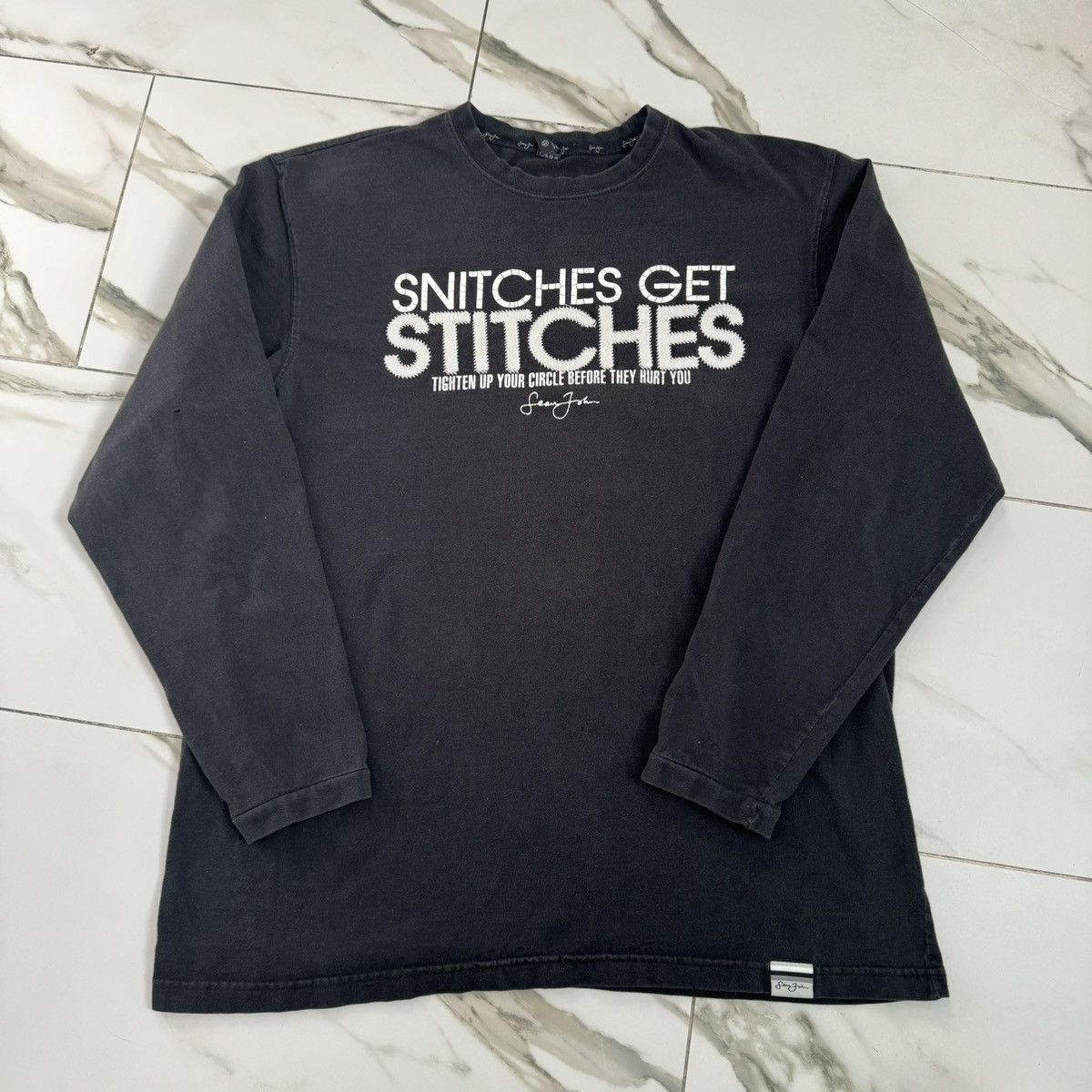 Other VINTAGE SEAN JOHN SNITCHES LONG SLEEVE! Size US XL / EU 56 / 4 - 9 Thumbnail