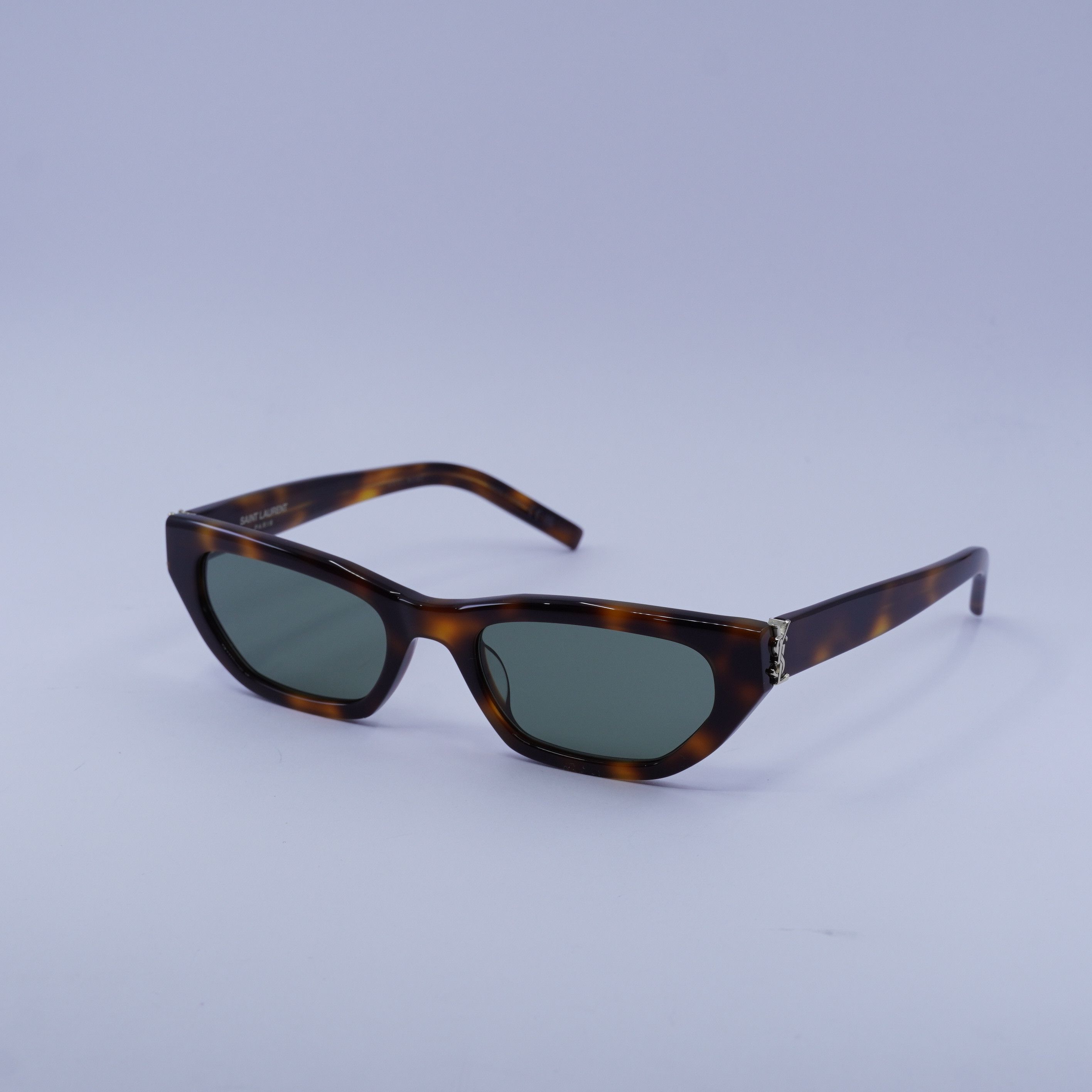 Saint Laurent Paris Saint Laurent SLM126 003 Sunglasses Havana Cat Eye Frame Size ONE SIZE - 1 Thumbnail
