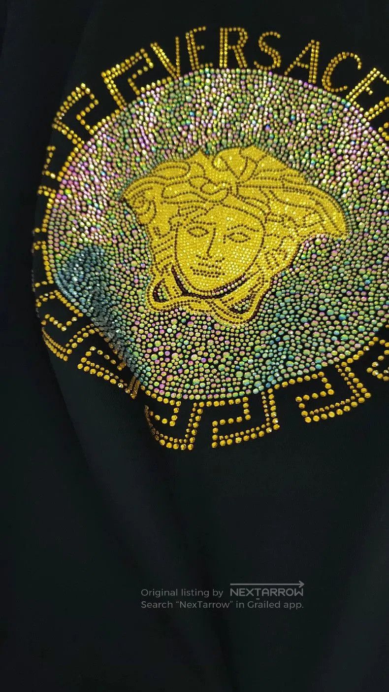 Versace Versace Crystal Embellished Short Sleeve Tee . Size M / US 6-8 / IT 42-44 - 5 Thumbnail