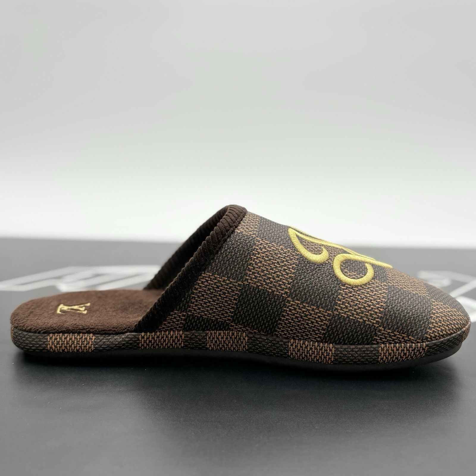 Louis Vuitton Louis Vuitton Palace Slipper Damier Pop ' Ebene ' | NEW! Size US 12 / EU 45 - 10 Thumbnail