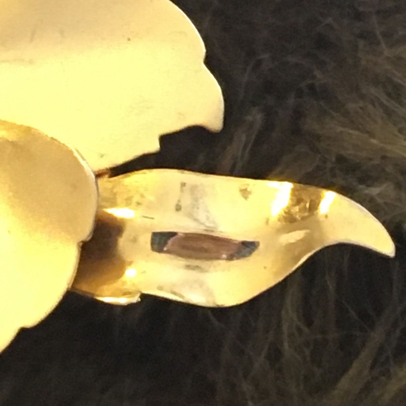 Vintage Vintage 80s gold tone flower brooch Size ONE SIZE - 6 Thumbnail