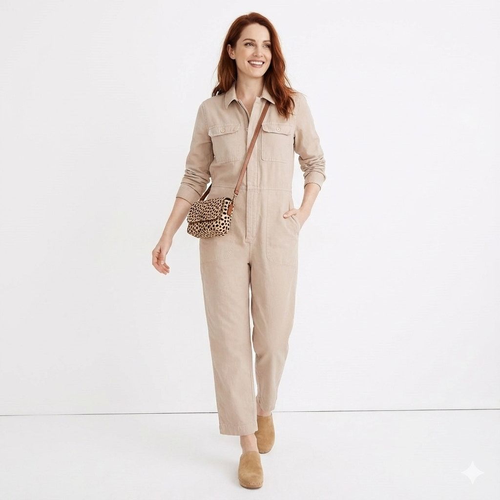 Madewell New W/Tags Madewell Denim Relaxed Coverall Jumpsuit XXL Size 42" / US 20 - 4 Thumbnail