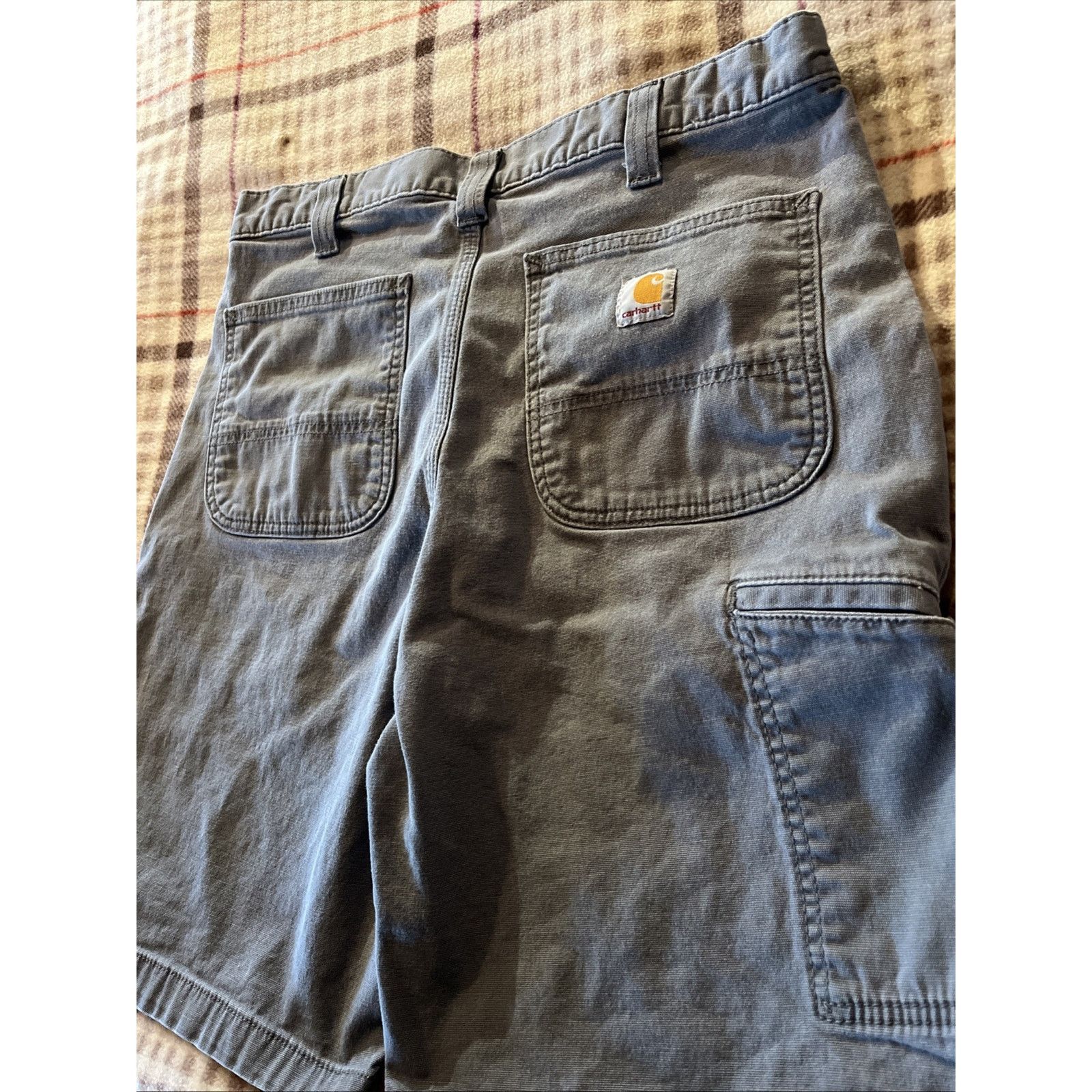 Carhartt Carhartt Canvas Shorts Men’s 34 Gray Relaxed Fit Workwear Size US 34 / EU 50 - 12 Thumbnail