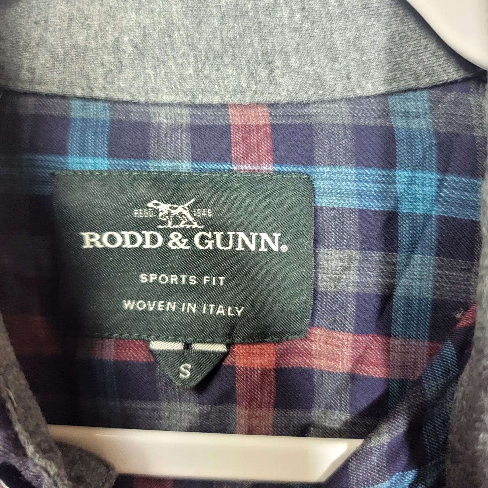 Rodd & Gunn Rodd & Gunn Shirt Men’s Small Blue Plaid Long Sleeve Button-Up Sports Fit Vintage Size US S / EU 44-46 / 1 - 2 Thumbnail