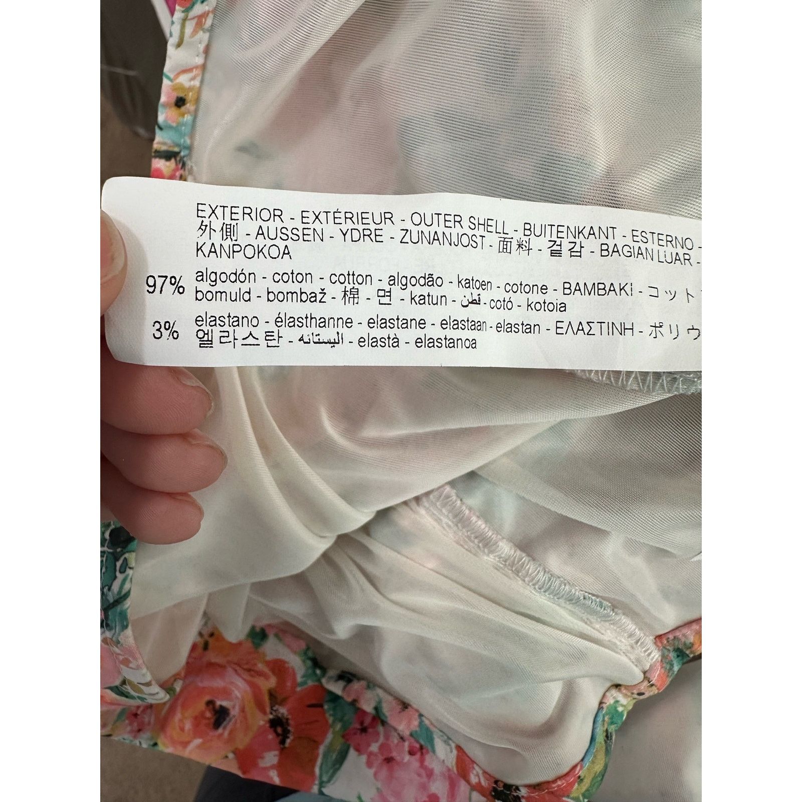 Zara Zara floral one shoulder ruched mini dress size Large Size L / US 10 / IT 46 - 5 Thumbnail