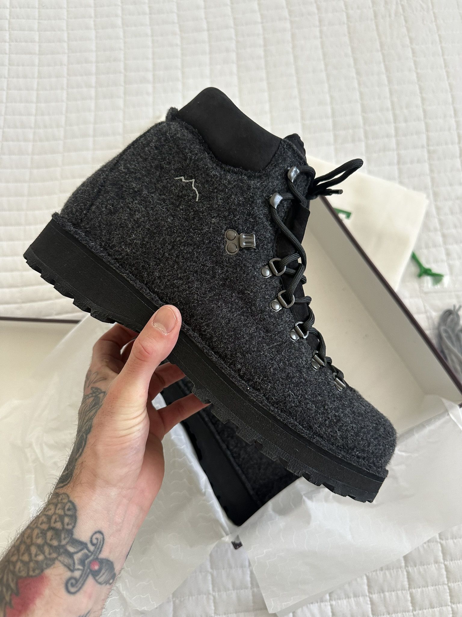 Diemme Diemme x Hiking Patrol Roccia Vet Charcoal Woolfelt Size US 13 / EU 46 - 8 Thumbnail