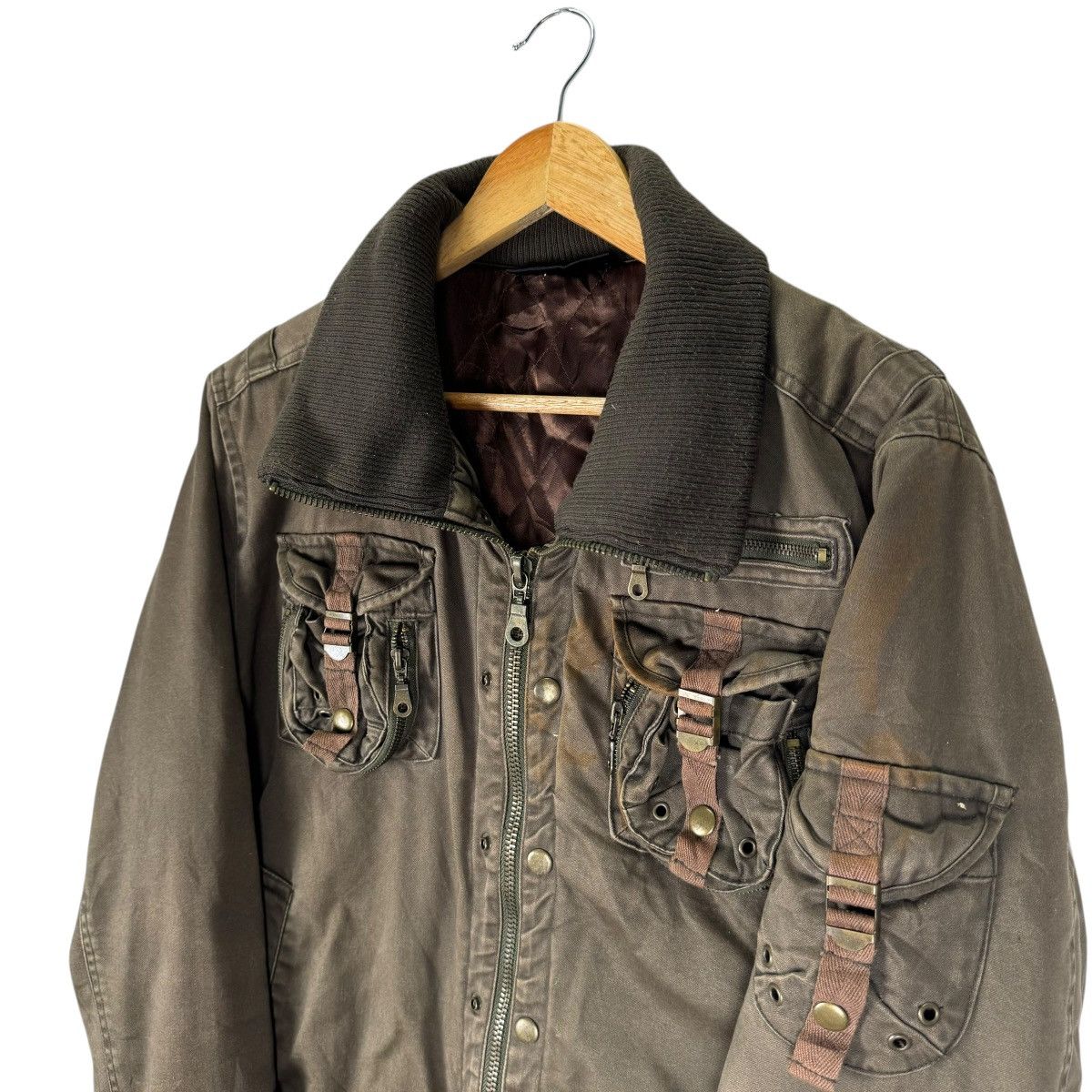 If Six Was Nine ❄️DRAXY MILITARY BONDAGE POCKET JACKET Size US L / EU 52-54 / 3 - 6 Thumbnail