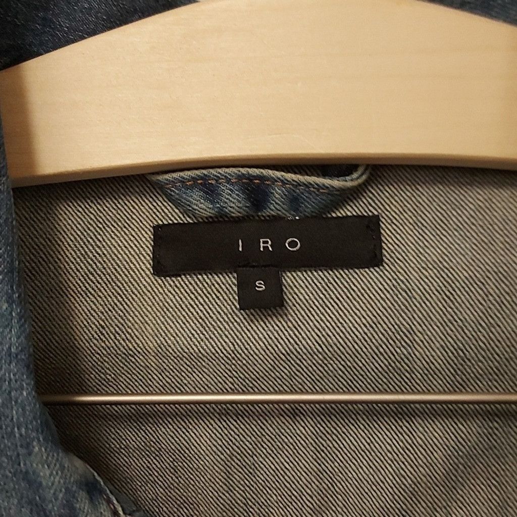 Iro IRO Blue Jean Jacket Size S / US 4 / IT 40 - 4 Thumbnail