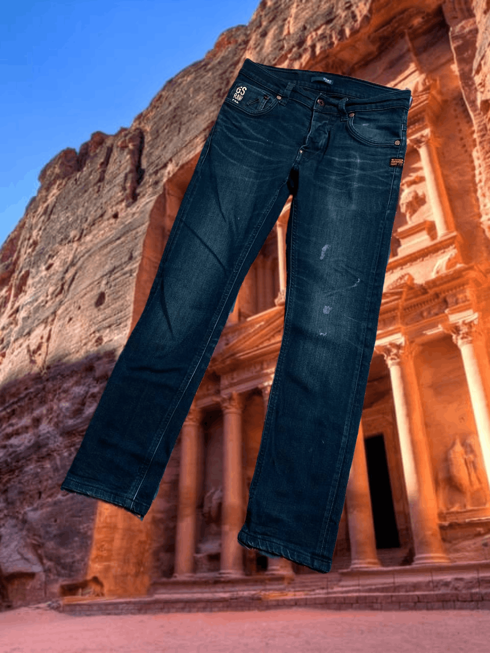 G-Star G-Star Raw Denim pants vintage blue jeans Y2K GS RAW 01 Size US 30 / EU 46 - 1 Thumbnail