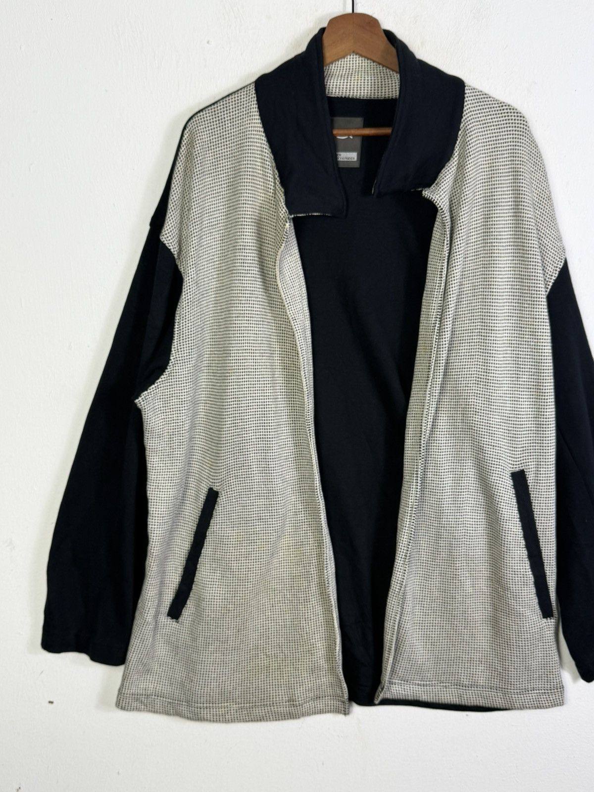 Yohji Yamamoto LQ Yohjiyamamoto Two Tone Jacket - Open Front Size US XXL / EU 58 / 5 - 3 Thumbnail