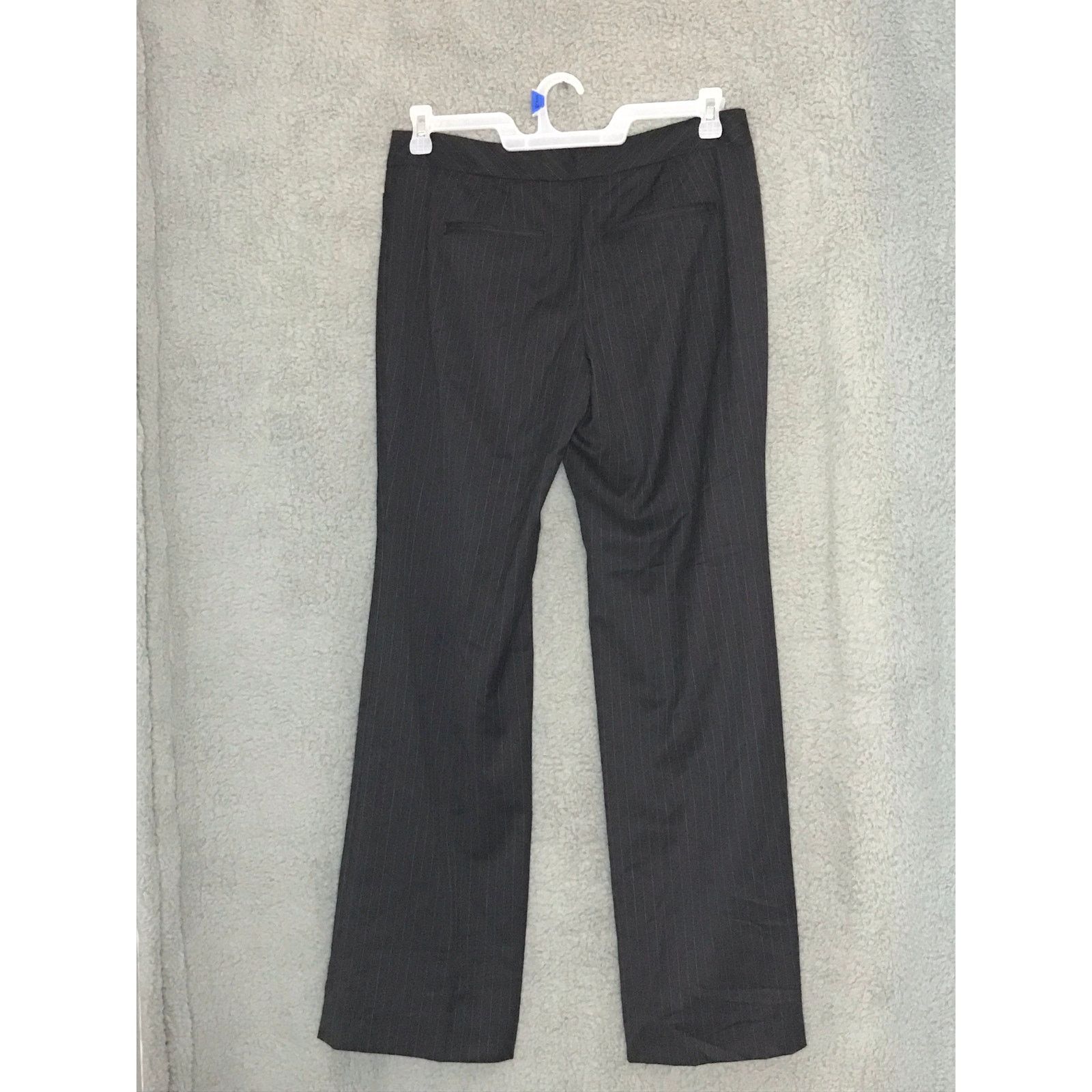 White House Black Market NWT WHBM 6R Pin Stripe Fashion Boot Trousers Orig Price $98 Size 28" / US 6 / IT 42 - 1 Thumbnail