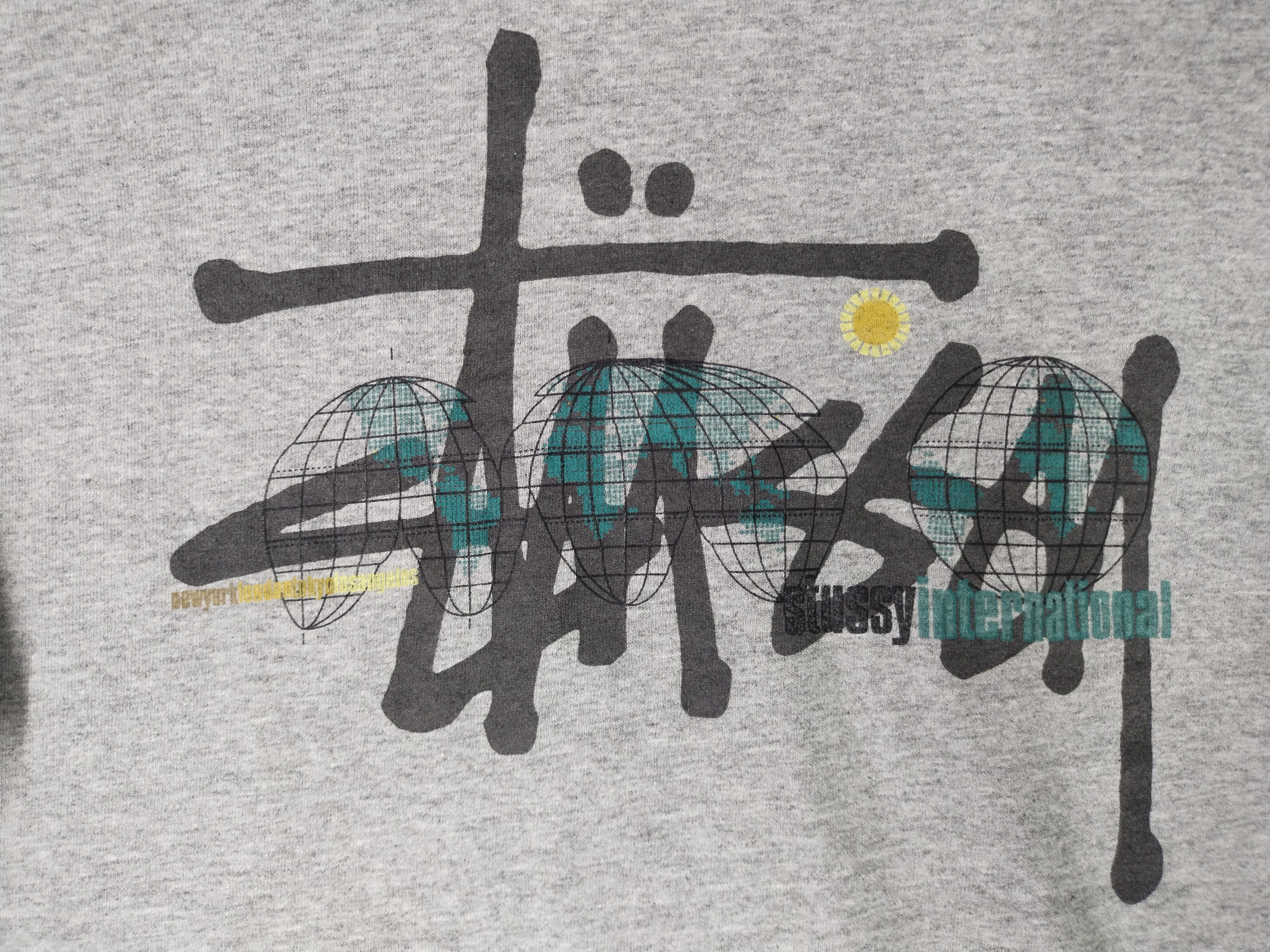 Stussy × Vintage Vintage 90's International Stussy Shirt Tee Size US M / EU 48-50 / 2 - 7 Thumbnail