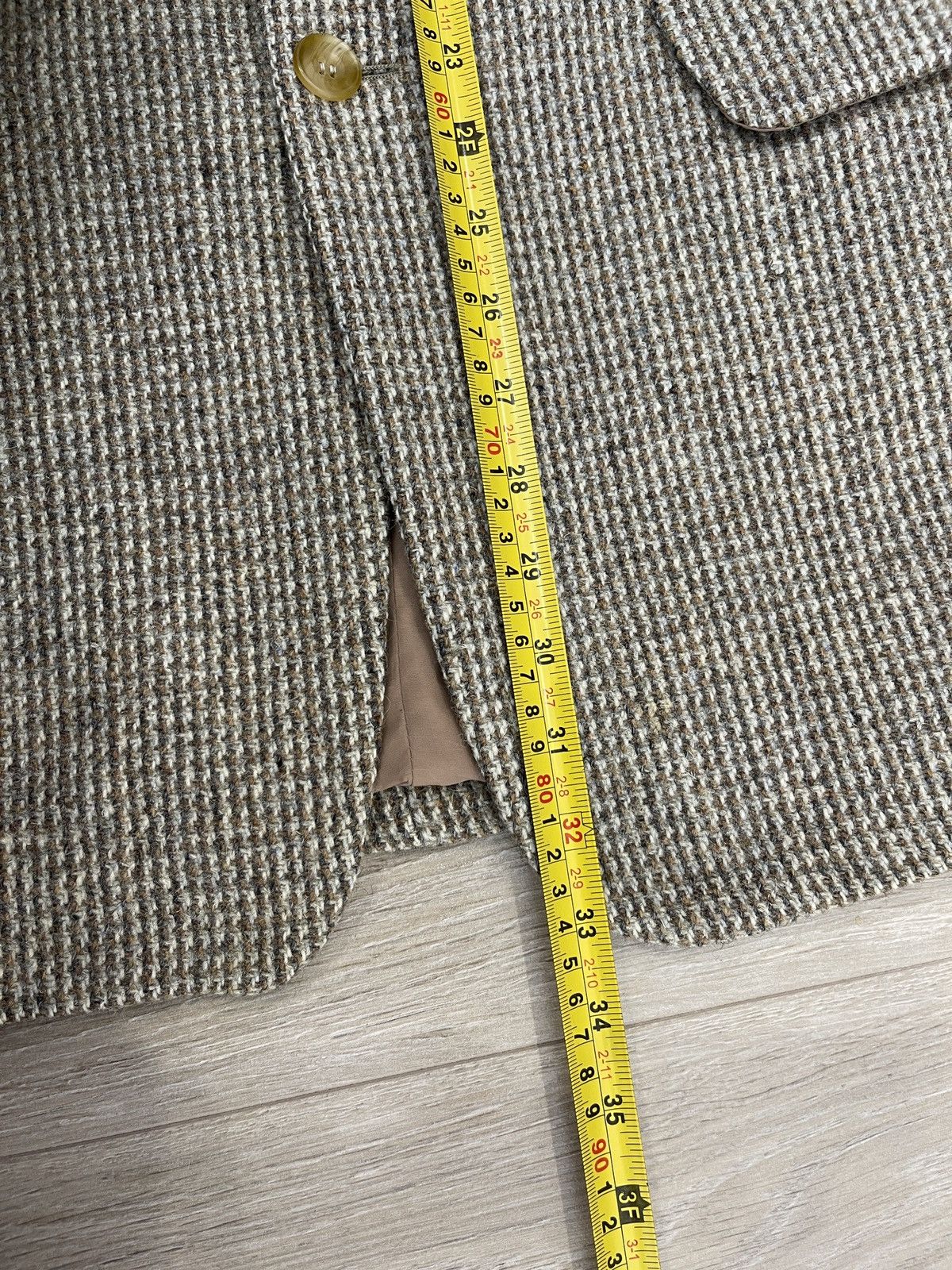 Harris Tweed 🔥Harris tweed wool blazer beige sport coat jacket 40L Size 40L - 16 Thumbnail