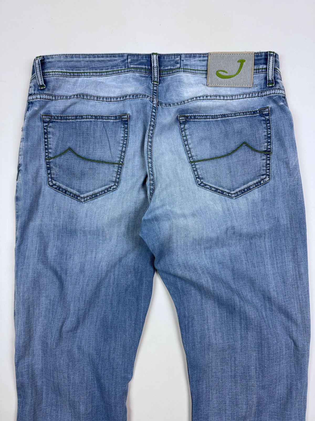 Jacob Cohen Distressed Jacob Cohen Lightweight Washed Denim Jeans Pants Size US 35 - 16 Thumbnail