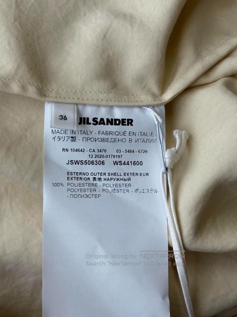 Jil Sander Jil Sander size 36 Chicken Yellow Satin Sleeveless Maxi Dre Size XS / US 0-2 / IT 36-38 - 7 Thumbnail