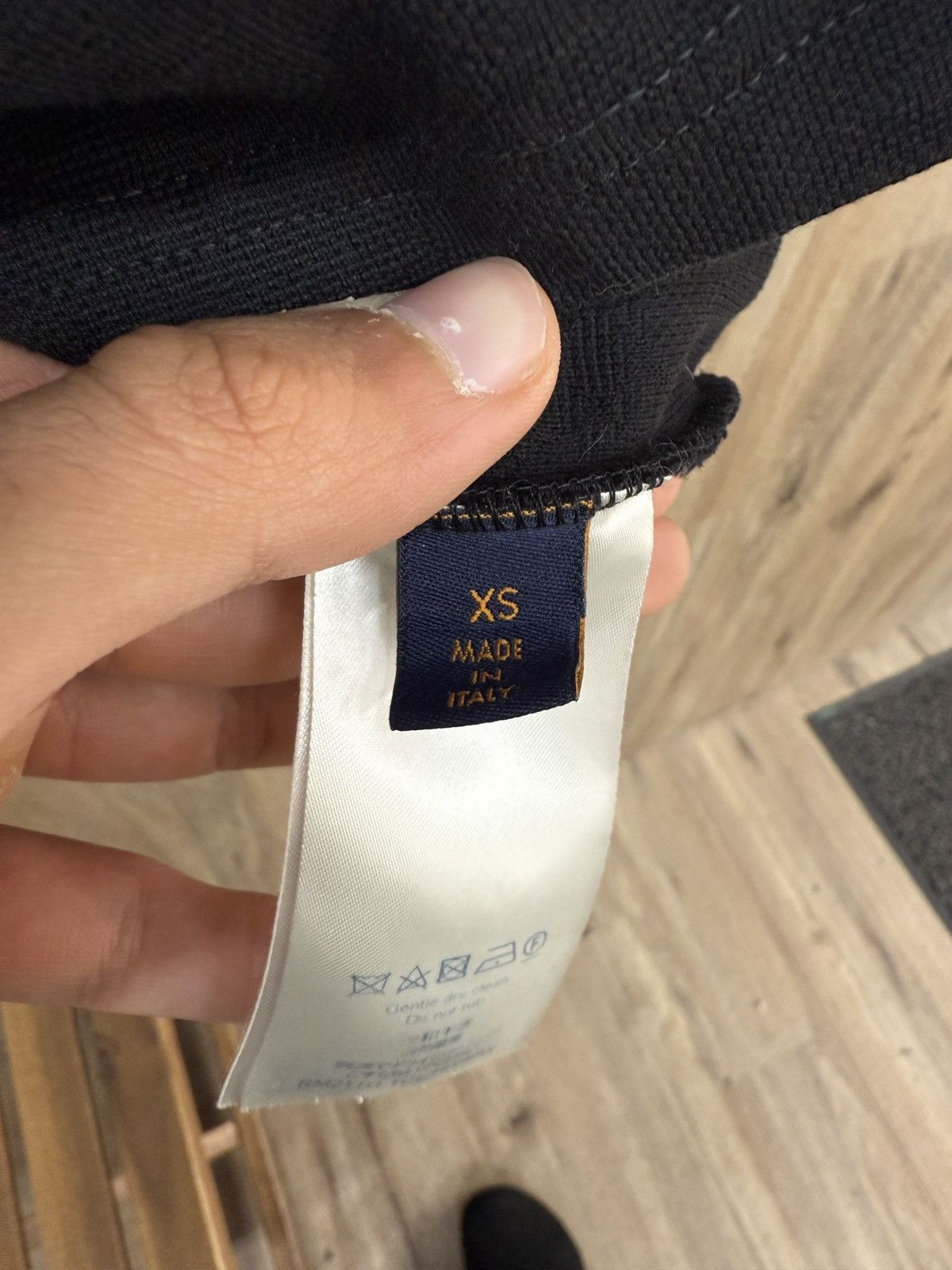 Louis Vuitton Louis Vuitton Black Monogram Pocket Tee Size US XS / EU 42 / 0 - 8 Thumbnail