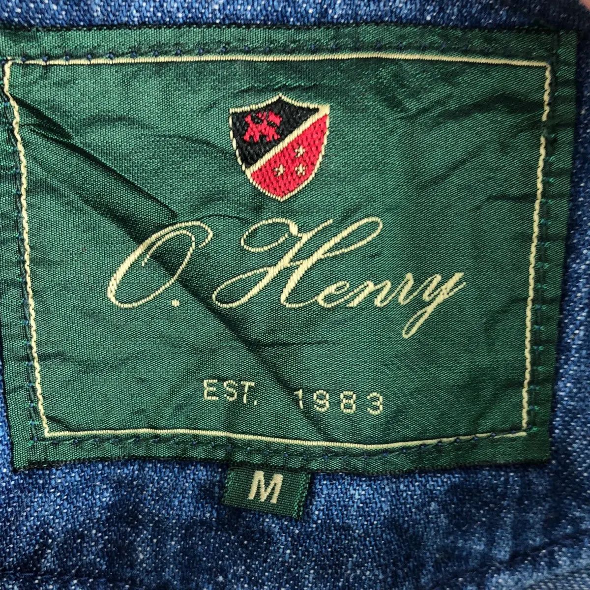 Vintage Vintage 80’ O’ HENRY Hickory Sashiko Denim Jeans Jacket Size US M / EU 48-50 / 2 - 6 Thumbnail